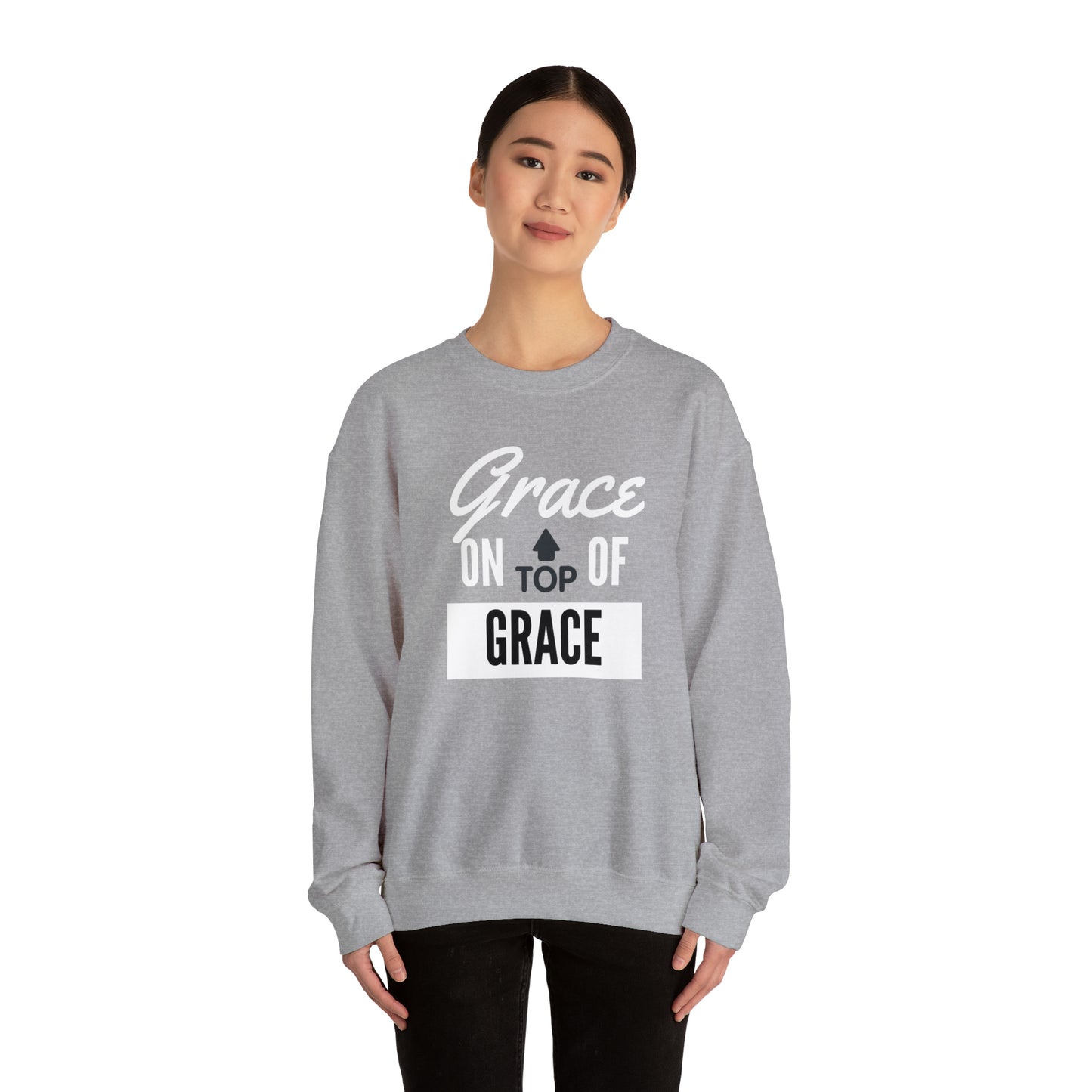 GRACE ON TOP GRACE Unisex Heavy Blend™ Crewneck Sweatshirt