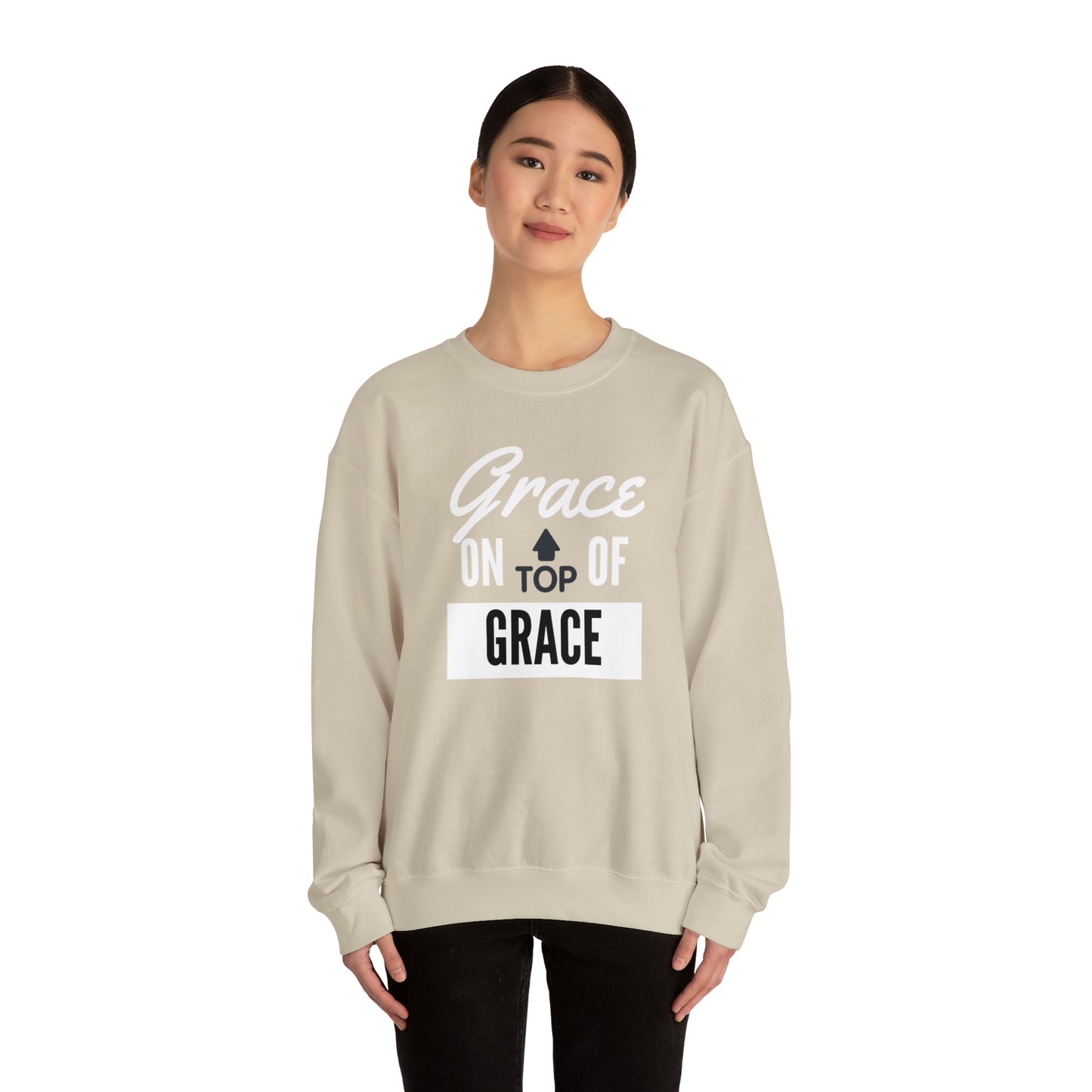 GRACE ON TOP GRACE Unisex Heavy Blend™ Crewneck Sweatshirt