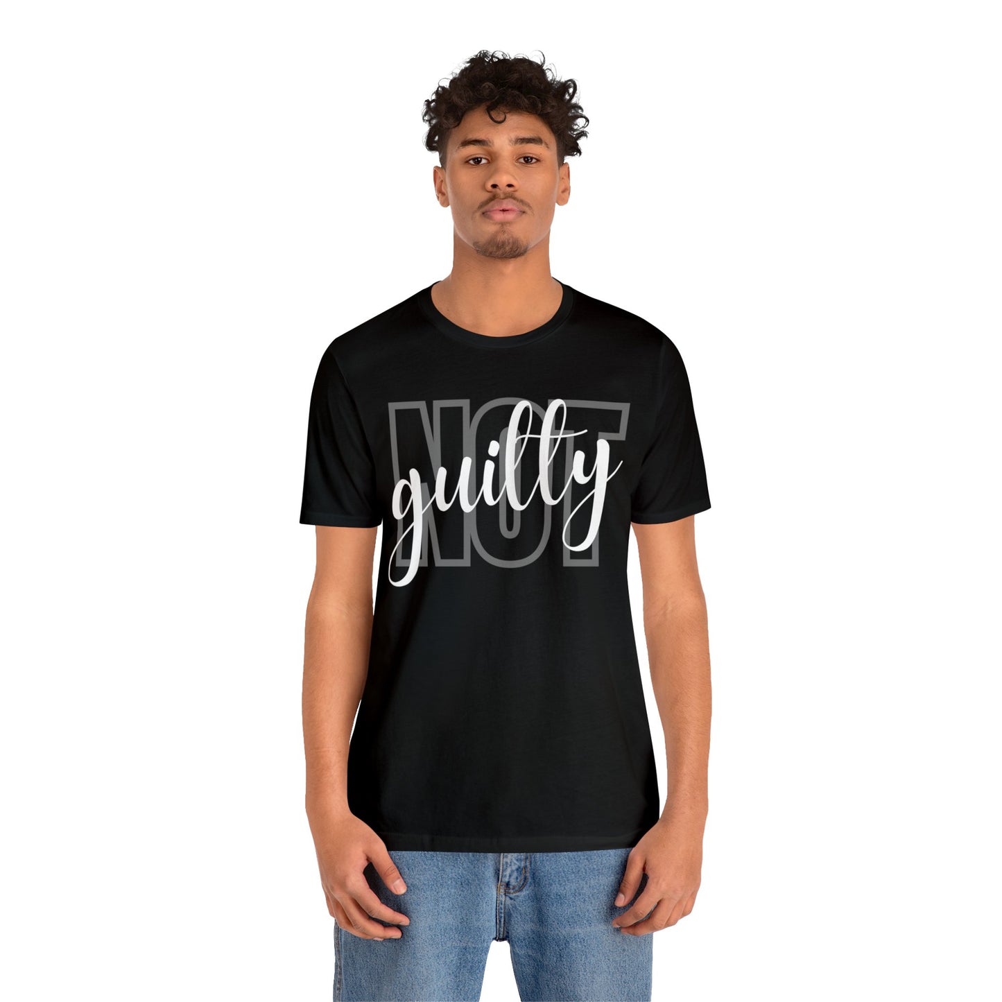 NOT GUILTY Unisex Jersey Short Sleeve Tee