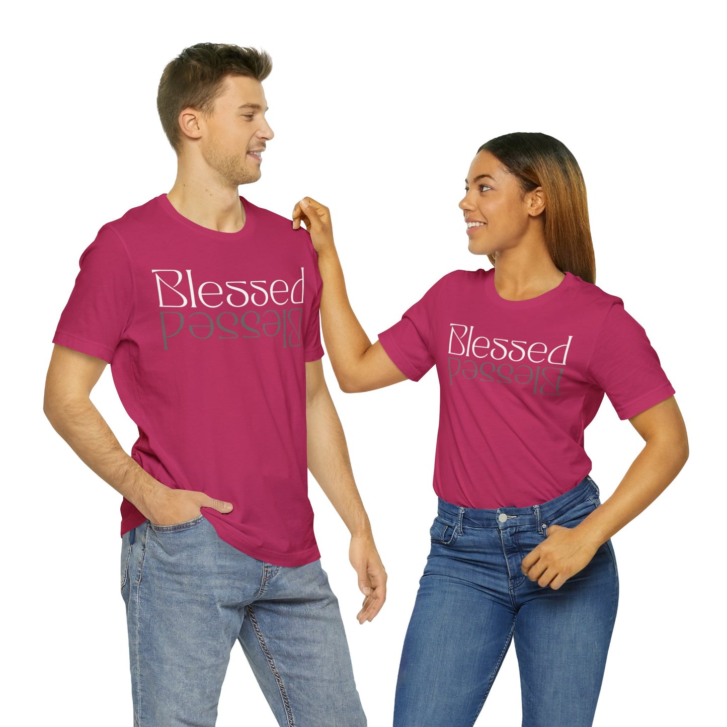 BLESSED Unisex Jersey Short Sleeve Tee