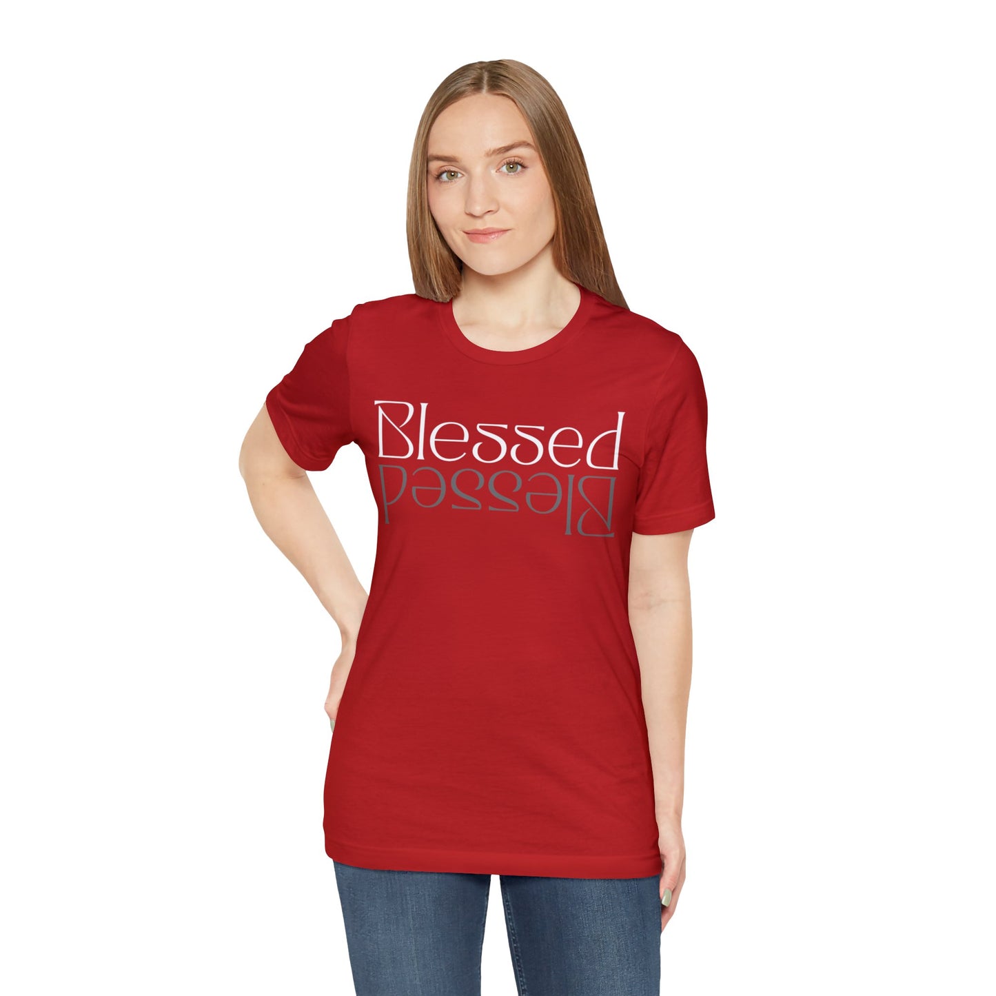 BLESSED Unisex Jersey Short Sleeve Tee