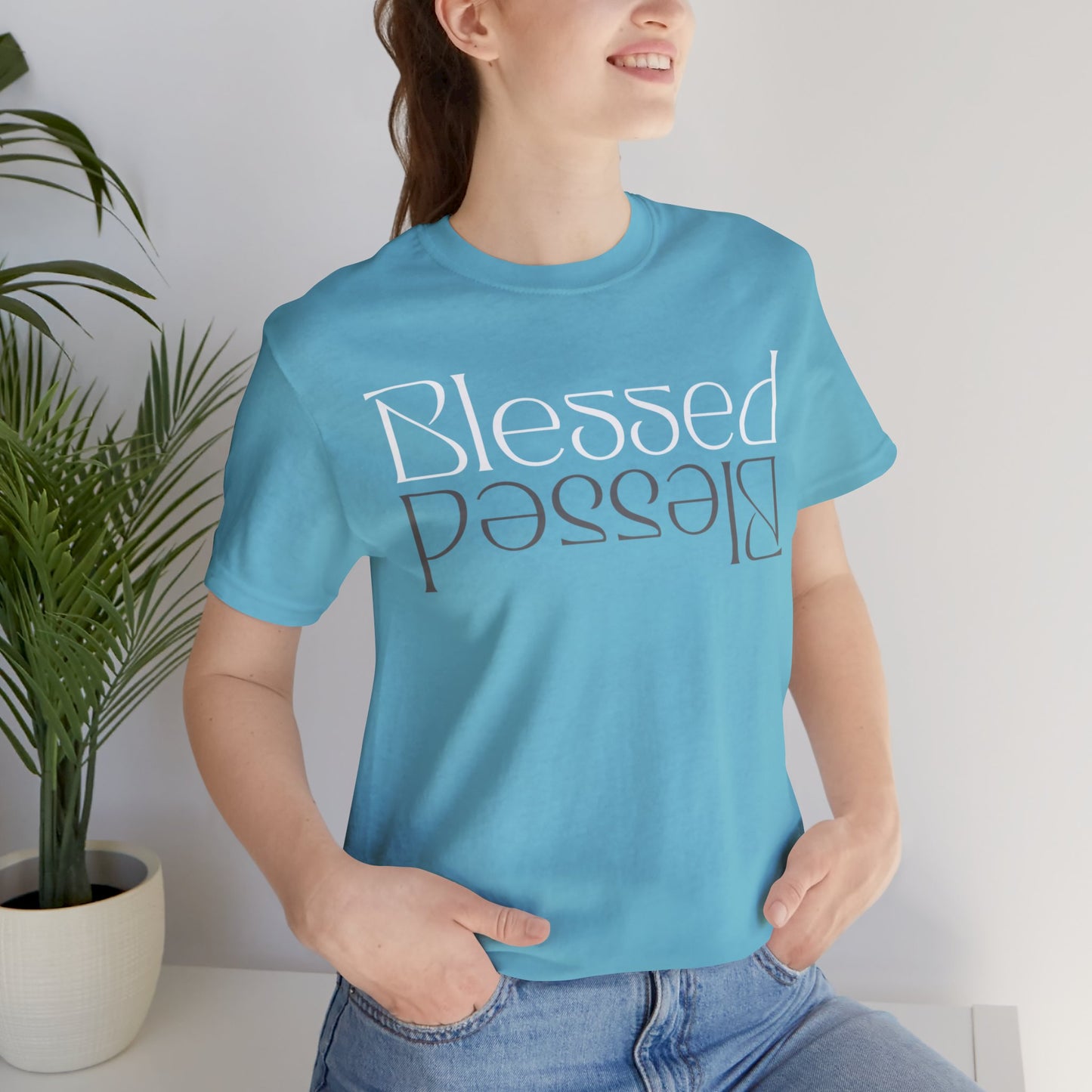 BLESSED Unisex Jersey Short Sleeve Tee