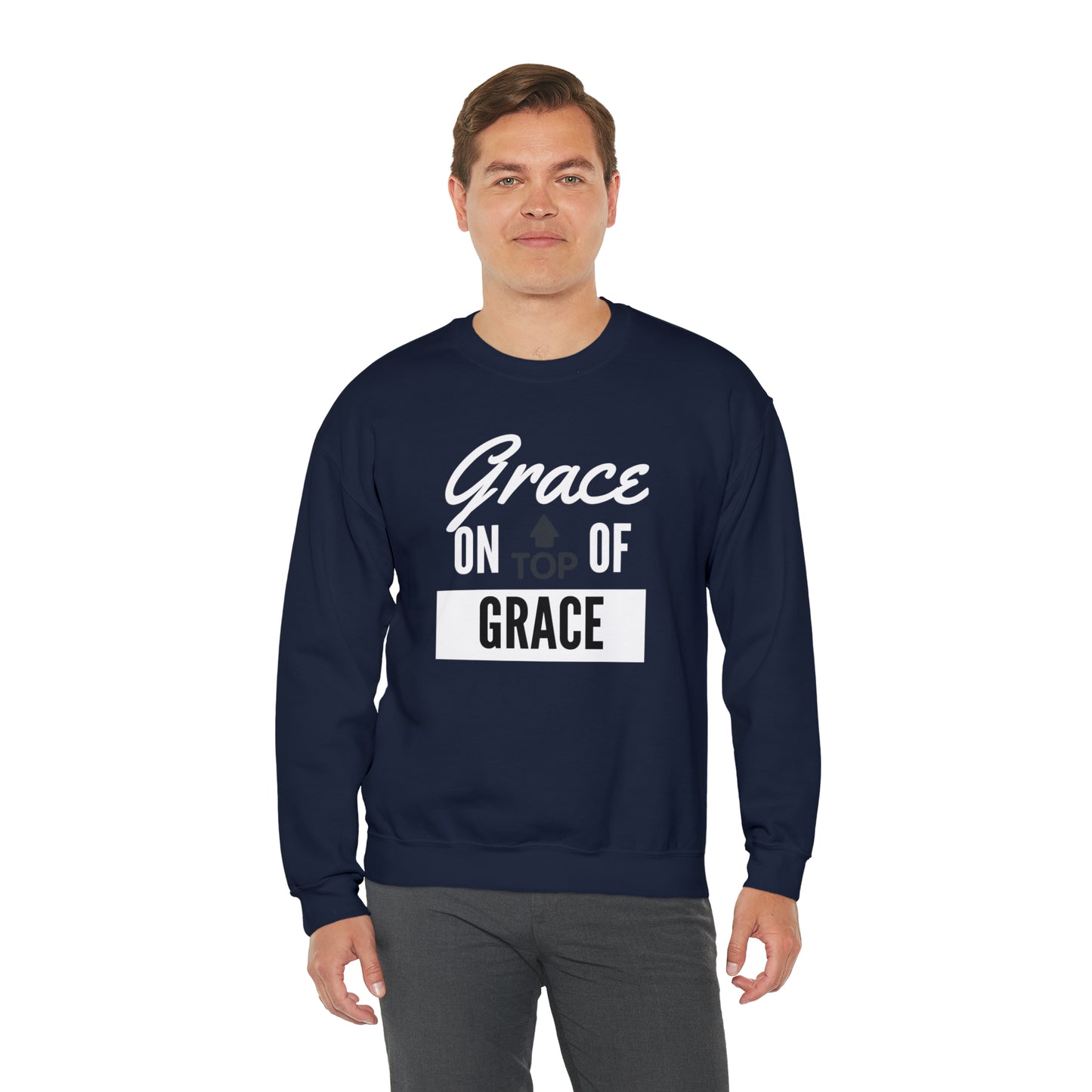 GRACE ON TOP GRACE Unisex Heavy Blend™ Crewneck Sweatshirt