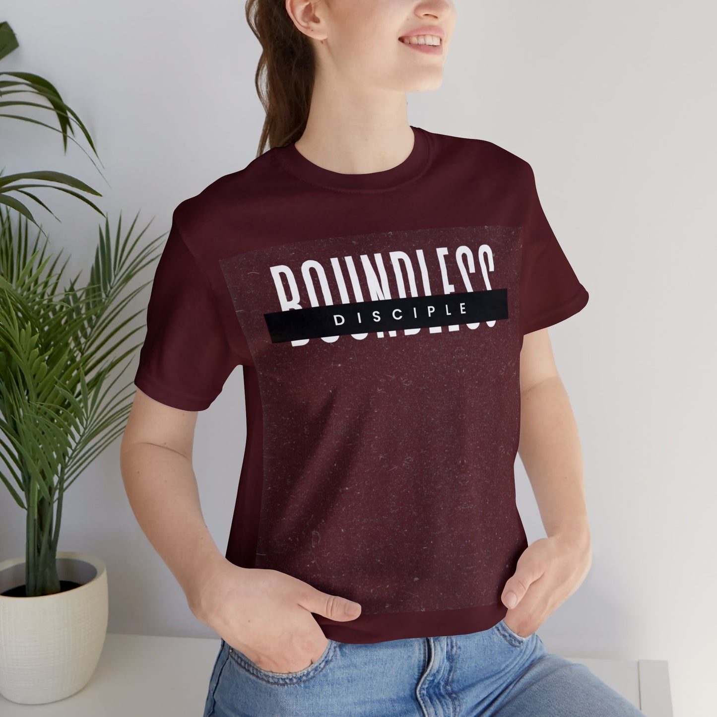 BOUNDLESS DISCIPLE Unisex Jersey Short Sleeve Tee