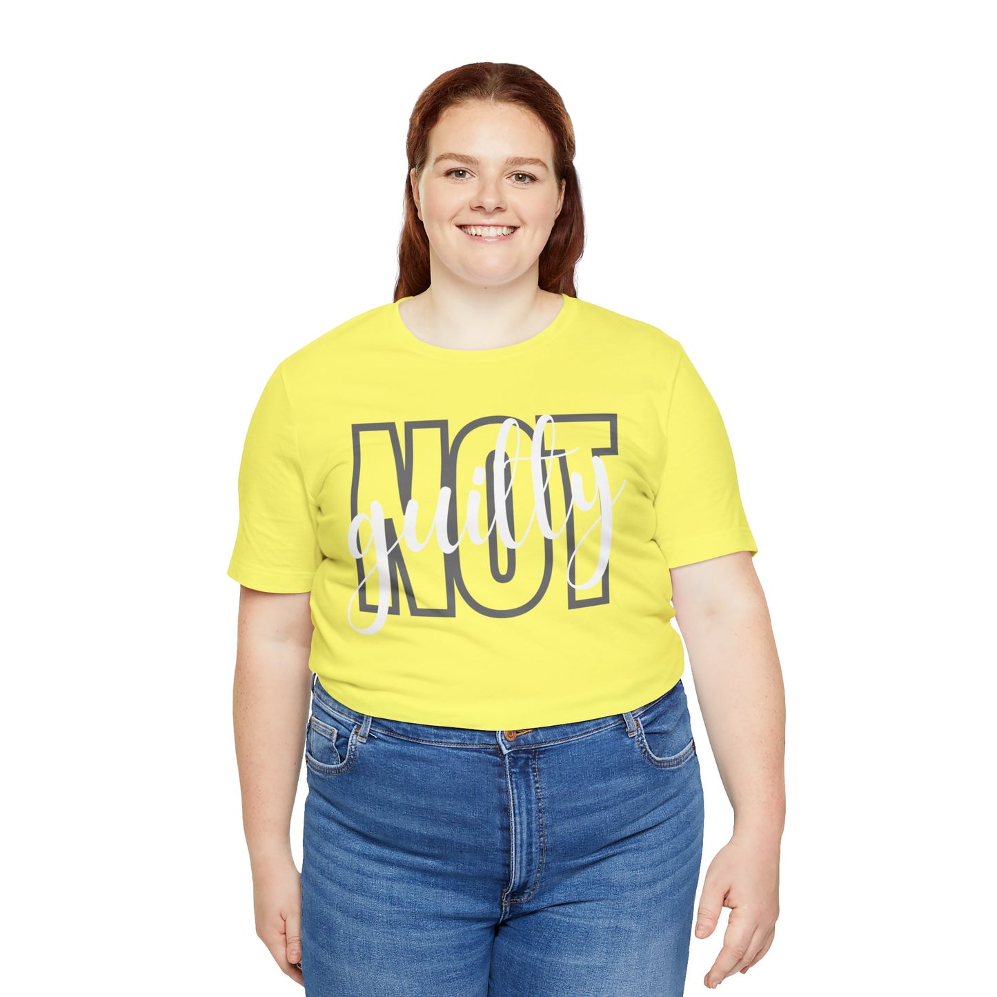 NOT GUILTY Unisex Jersey Short Sleeve Tee