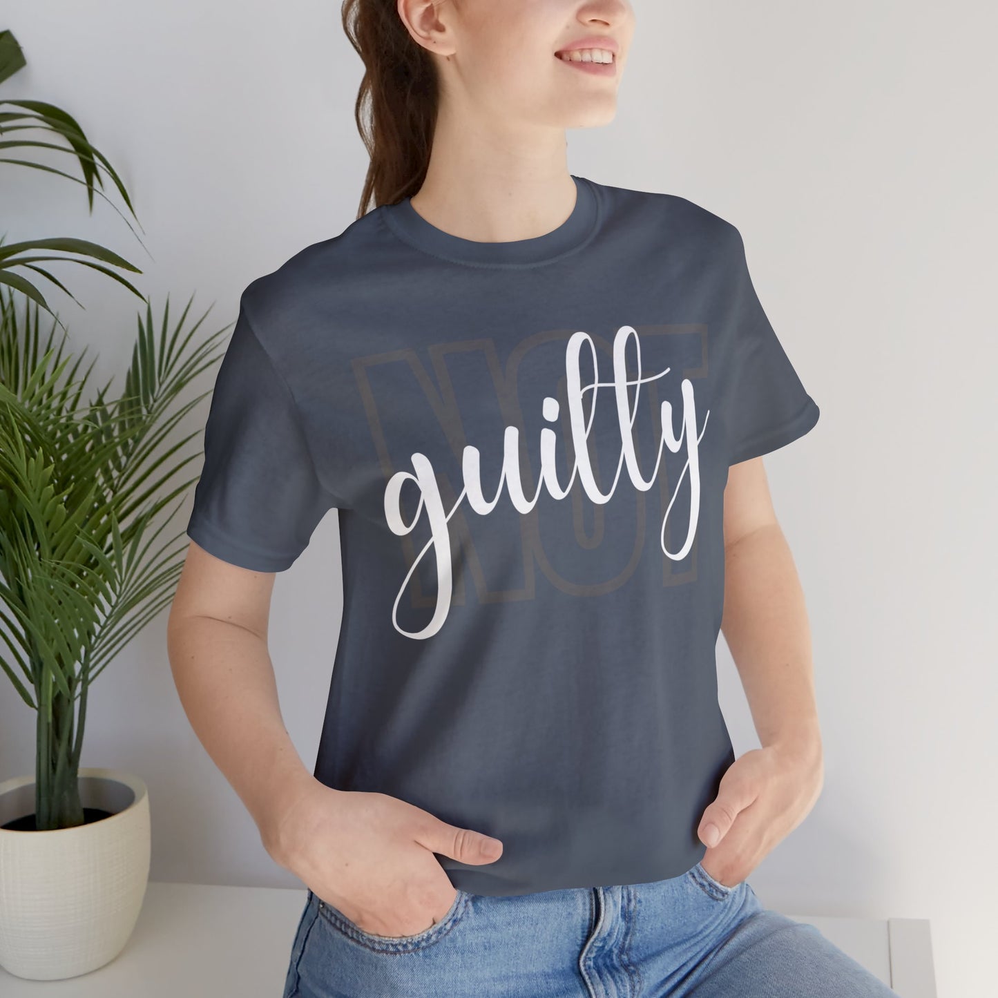 NOT GUILTY Unisex Jersey Short Sleeve Tee