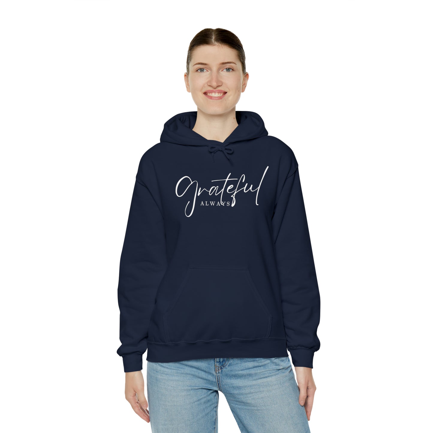 GRATEFUL ALWAYS Unisex Heavy Blend™ Hooded Sweatshirt