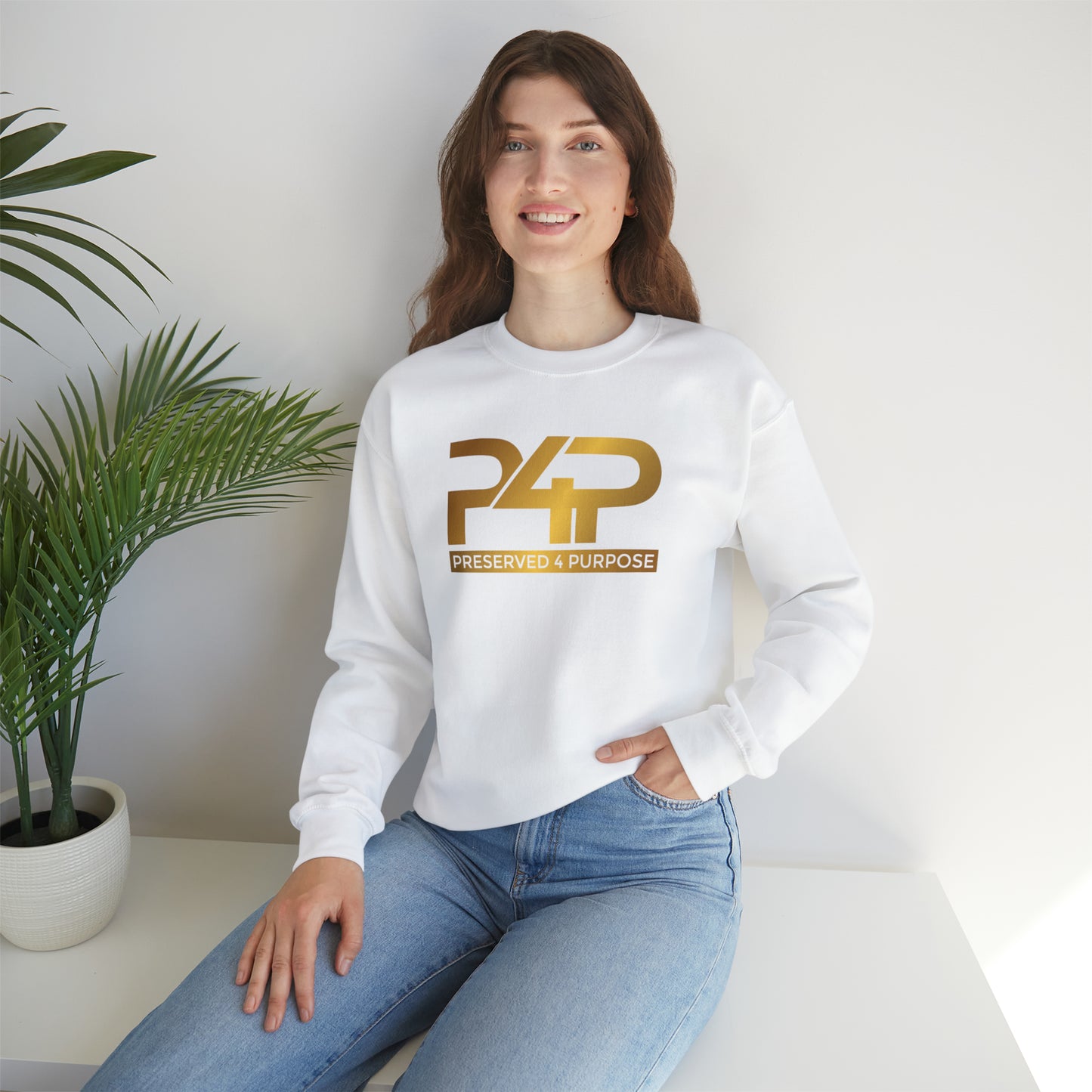 P4P PRESERVED4 PURPOSE Unisex Heavy Blend™ Crewneck Sweatshirt