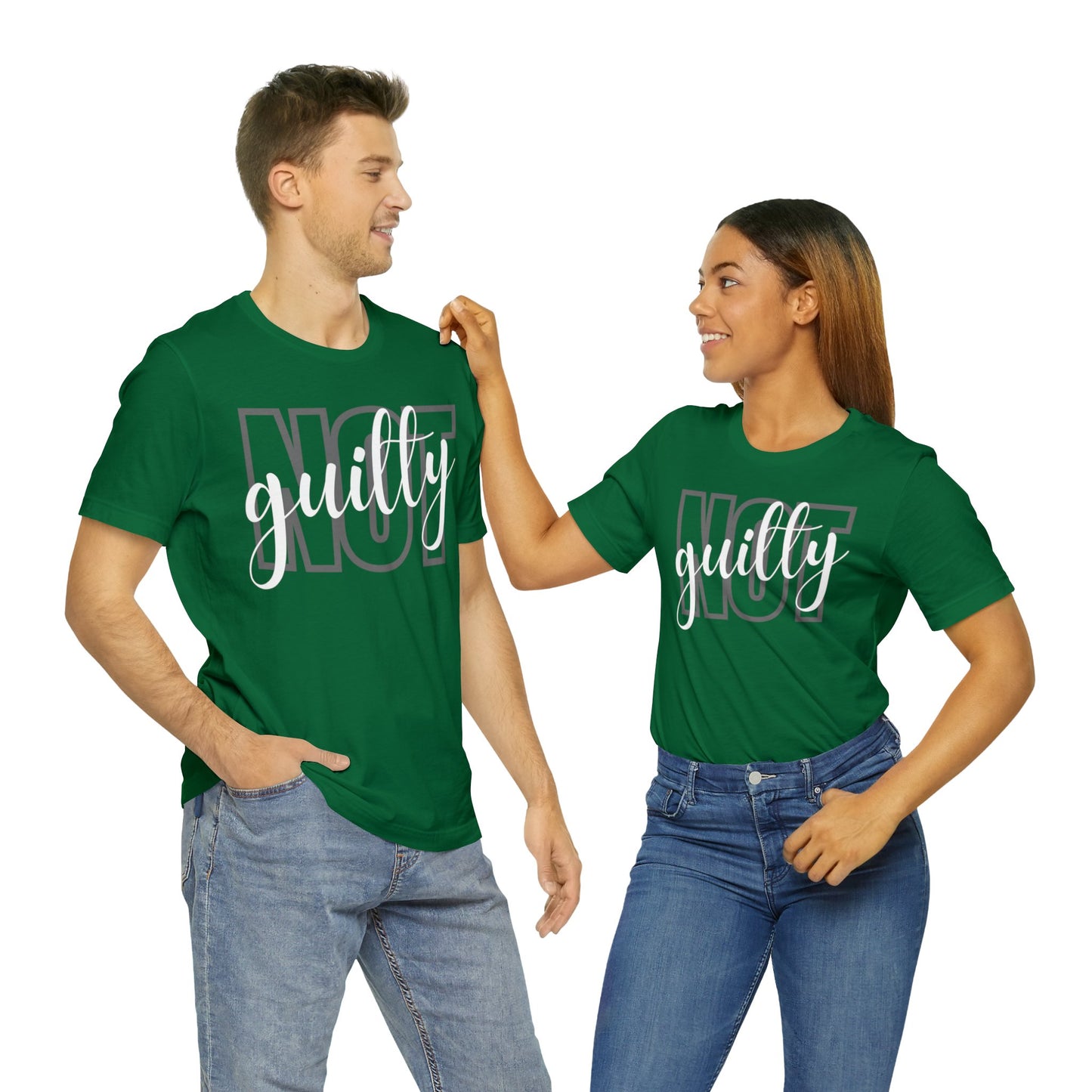 NOT GUILTY Unisex Jersey Short Sleeve Tee