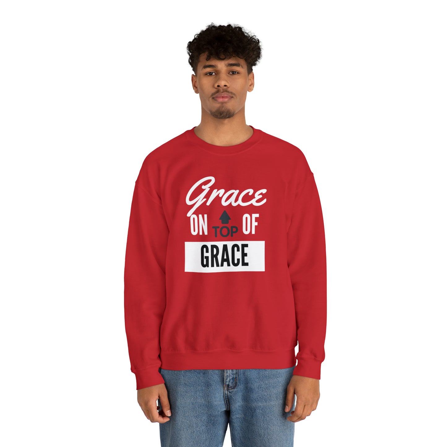 GRACE ON TOP GRACE Unisex Heavy Blend™ Crewneck Sweatshirt