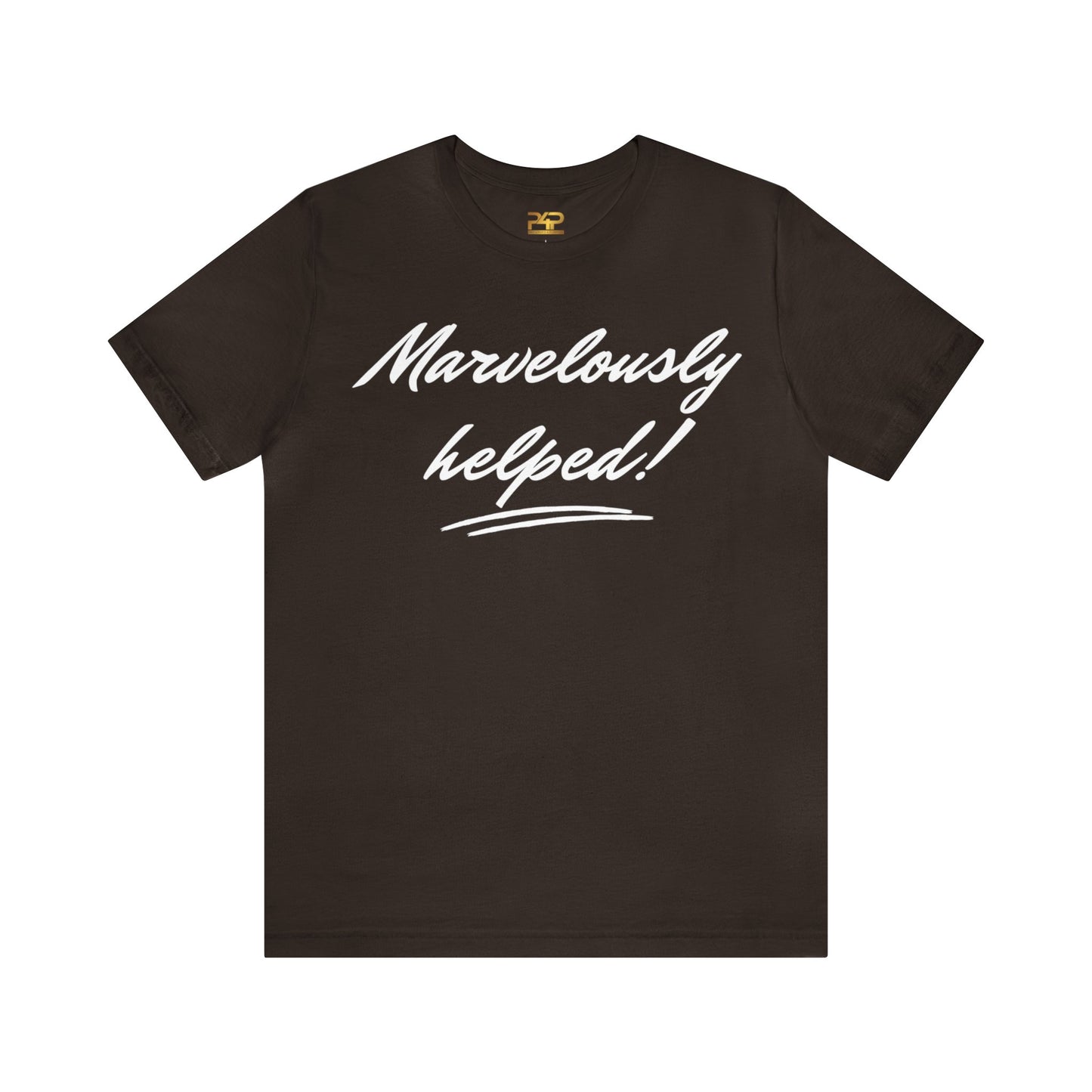 MARVELOUSLY HELPED Unisex Jersey Short Sleeve Tee