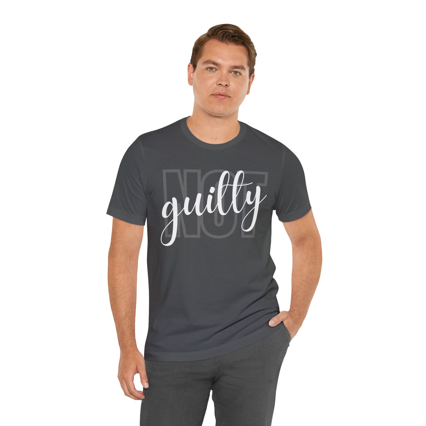 NOT GUILTY Unisex Jersey Short Sleeve Tee