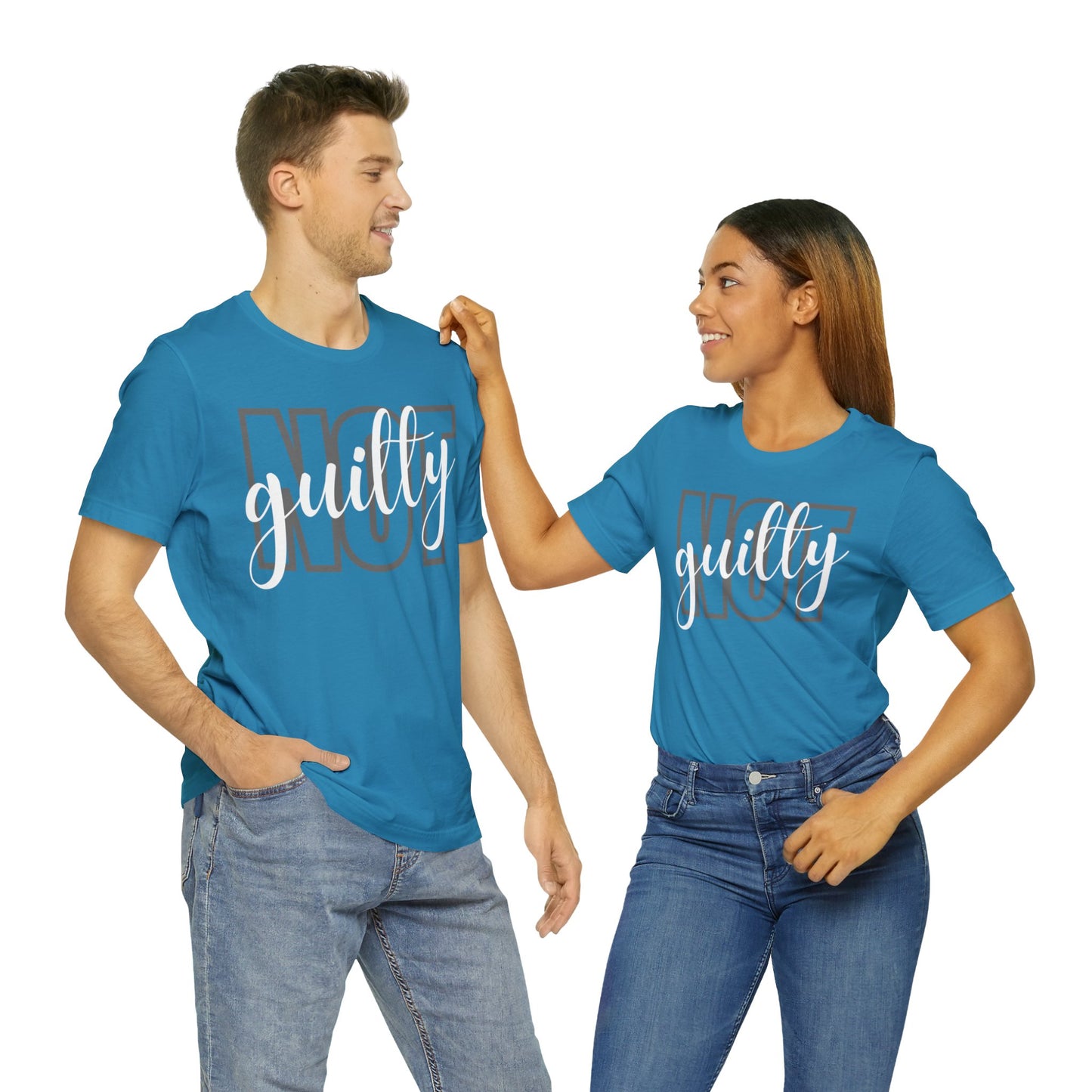 NOT GUILTY Unisex Jersey Short Sleeve Tee