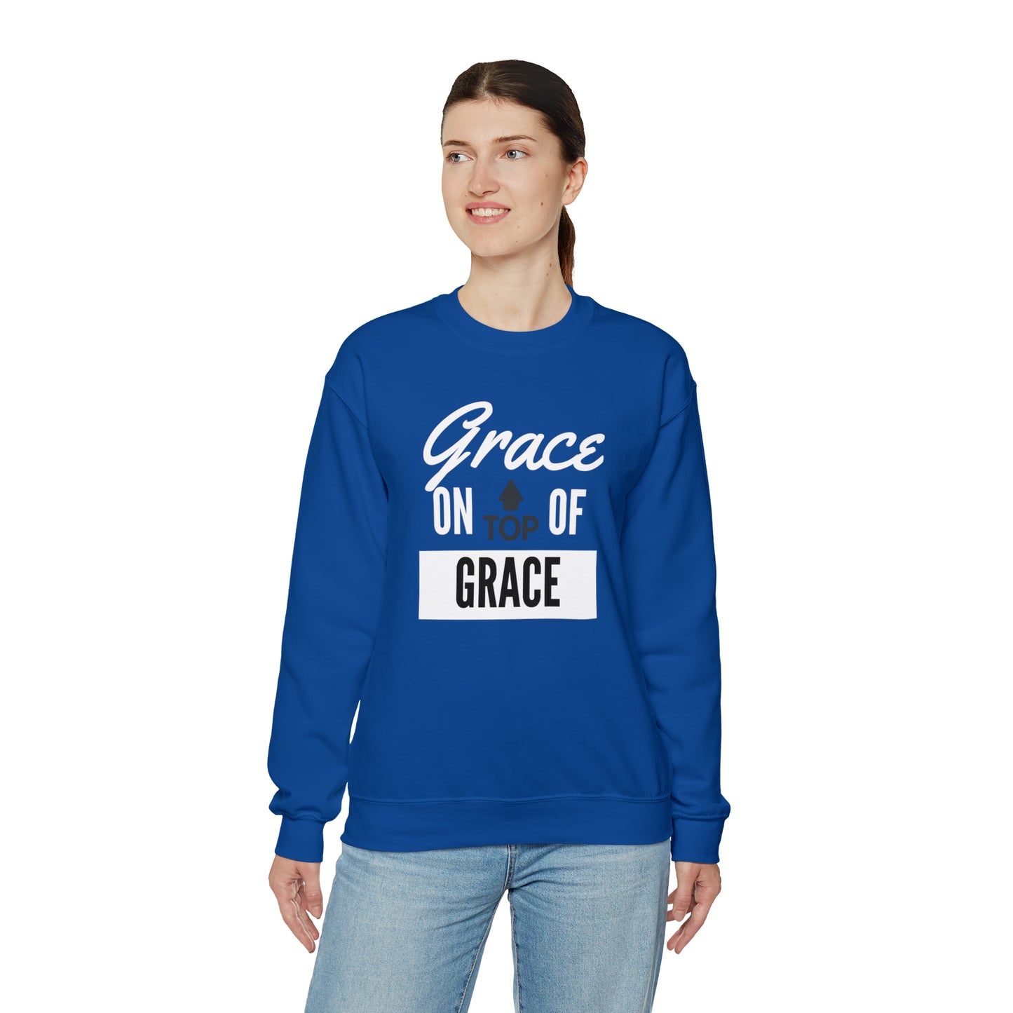 GRACE ON TOP GRACE Unisex Heavy Blend™ Crewneck Sweatshirt