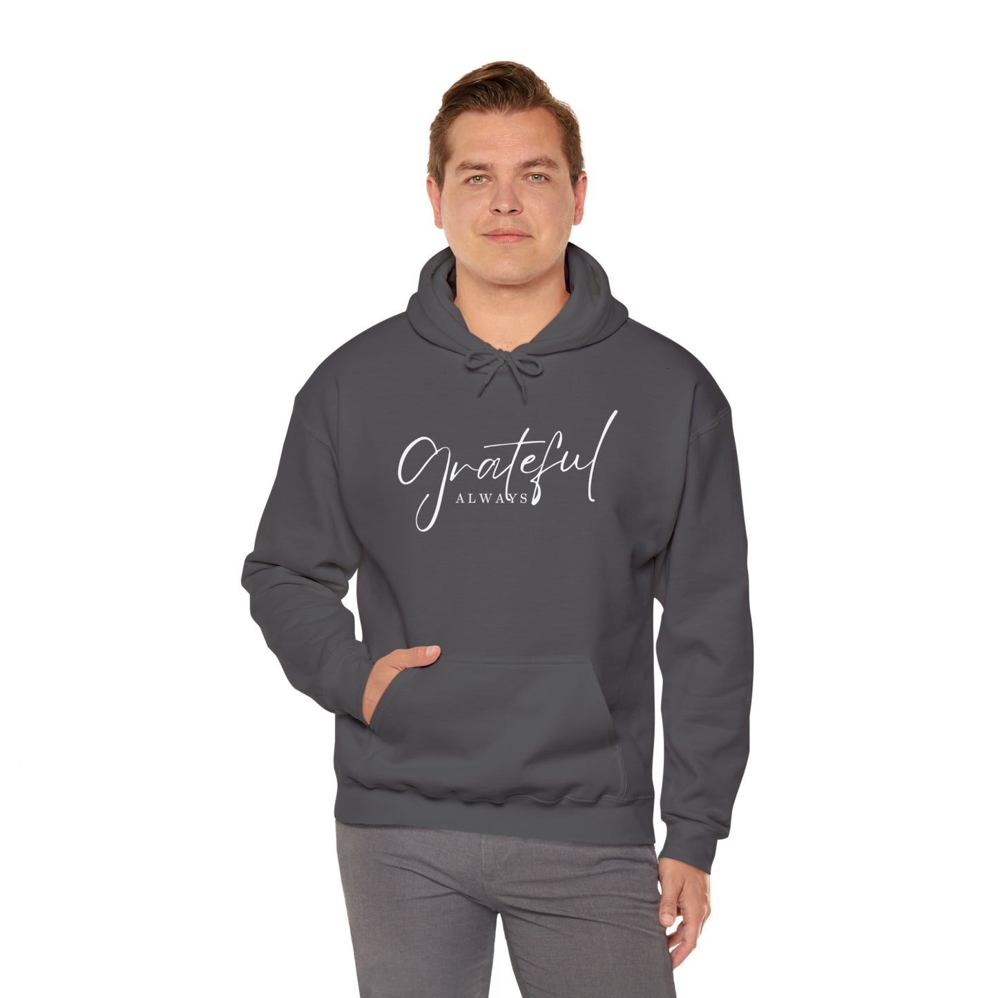 GRATEFUL ALWAYS Unisex Heavy Blend™ Hooded Sweatshirt