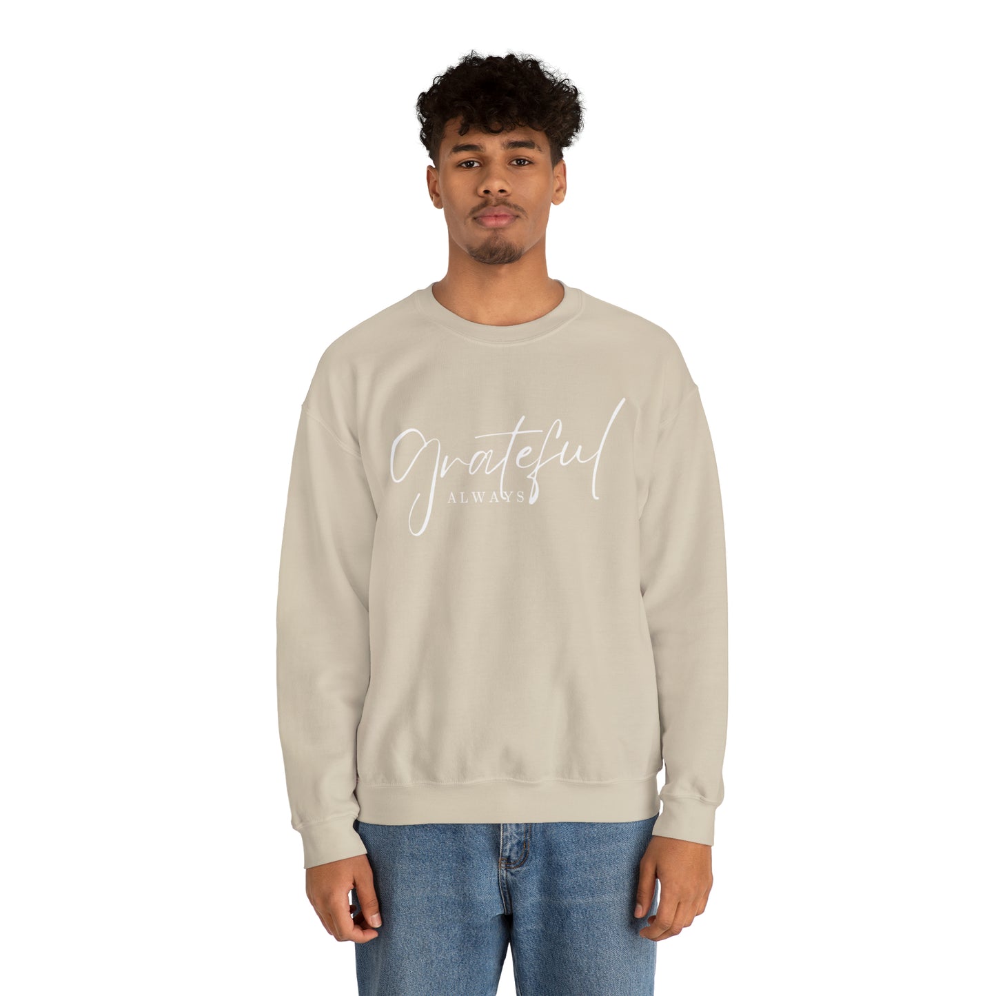 GRATEFUL ALWAYS Unisex Heavy Blend™ Crewneck Sweatshirt