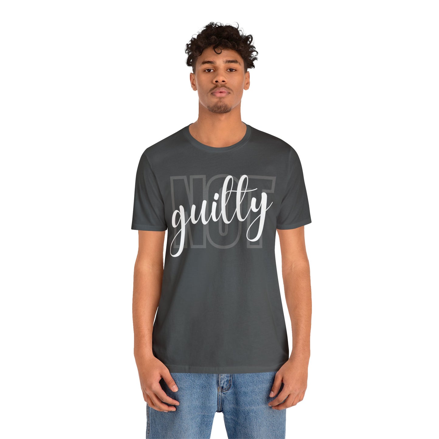 NOT GUILTY Unisex Jersey Short Sleeve Tee