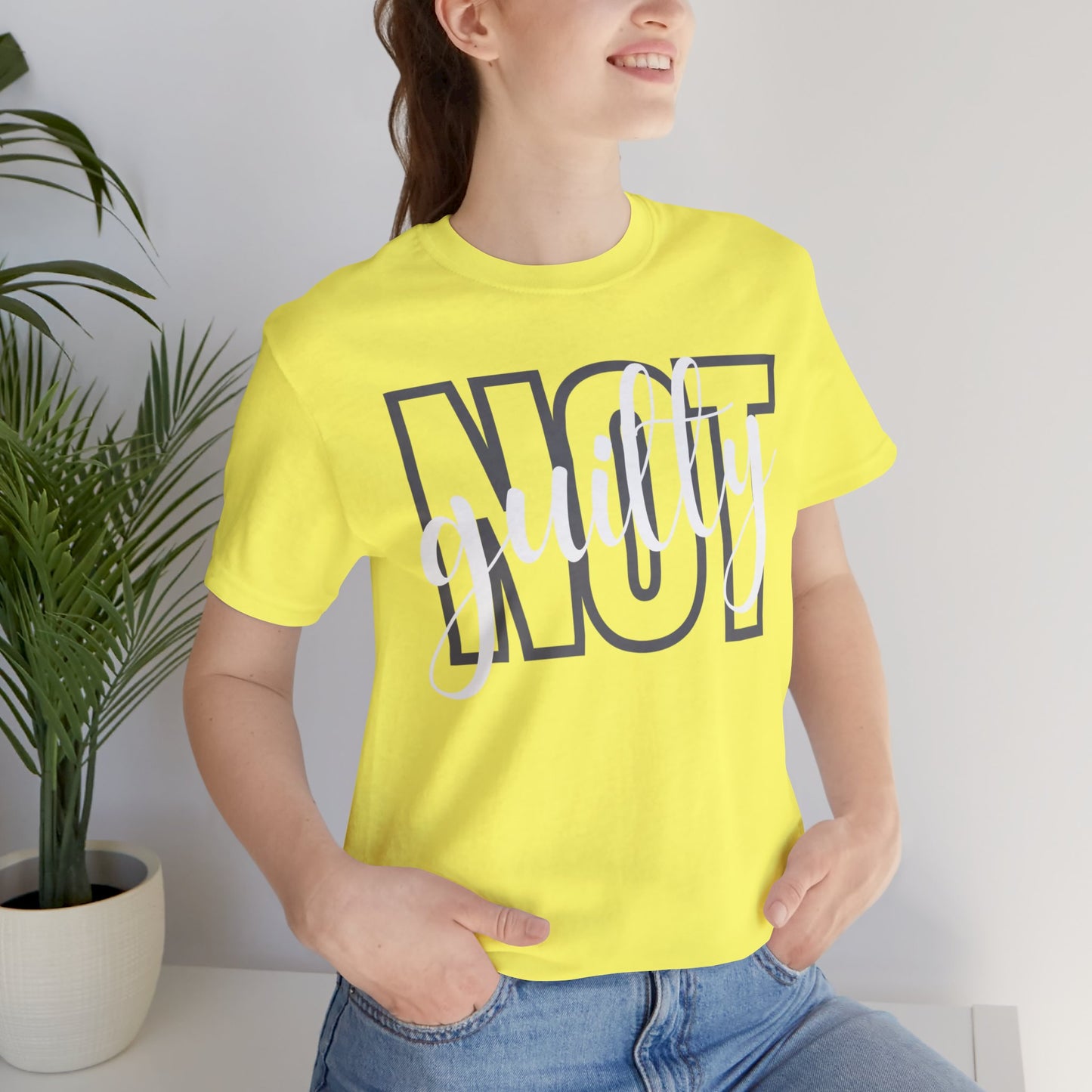 NOT GUILTY Unisex Jersey Short Sleeve Tee