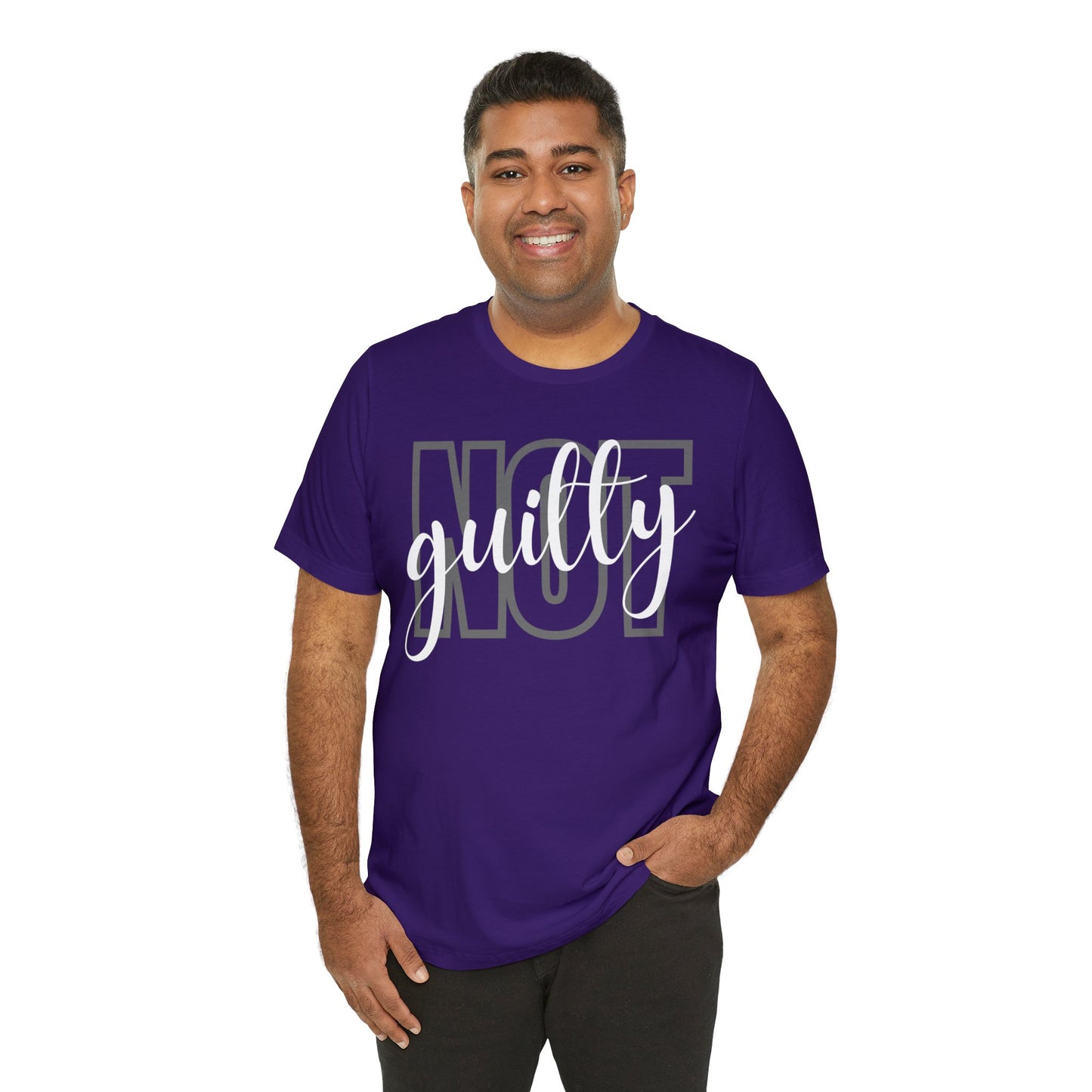 NOT GUILTY Unisex Jersey Short Sleeve Tee