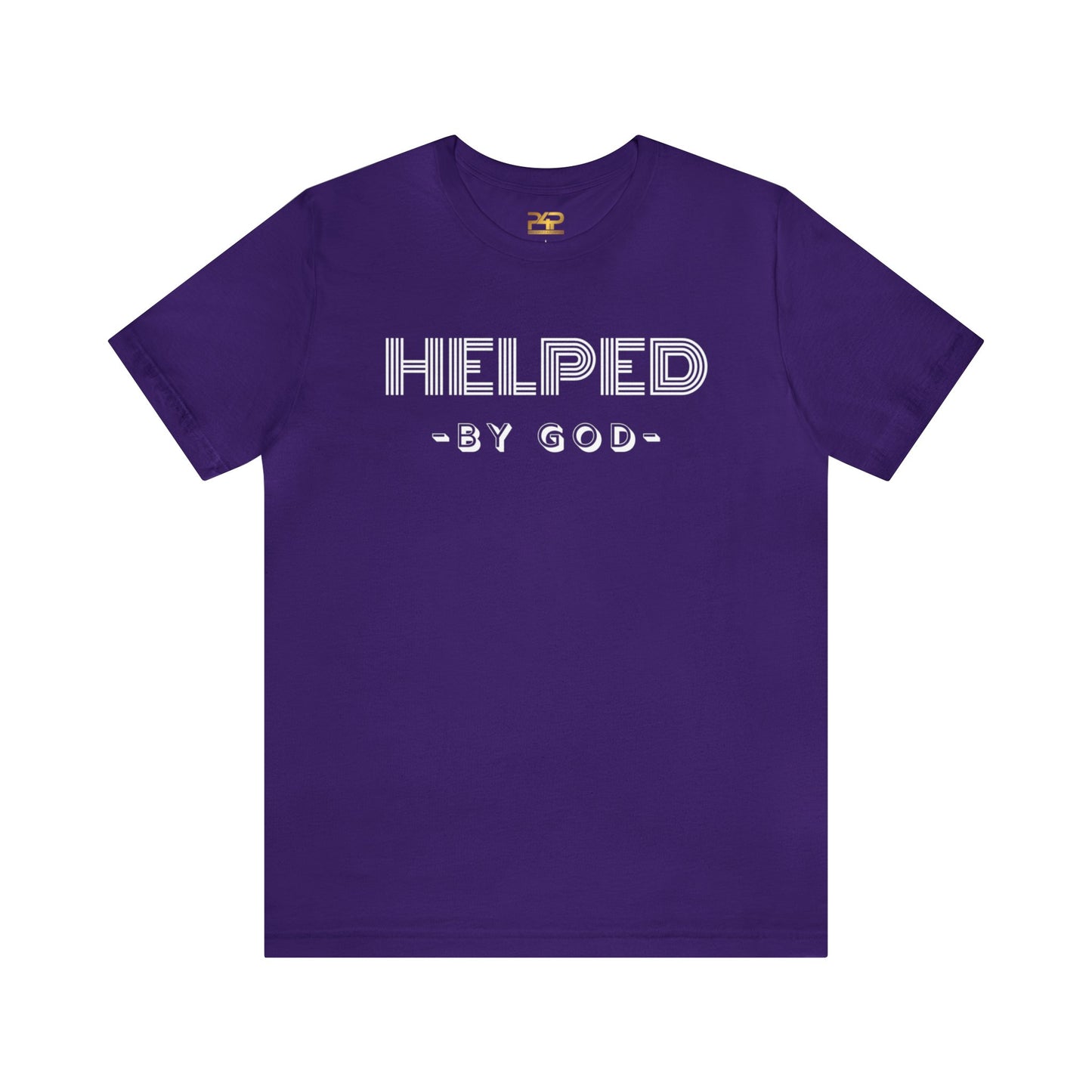 HELPED BY GOD Unisex Jersey Short Sleeve Tee