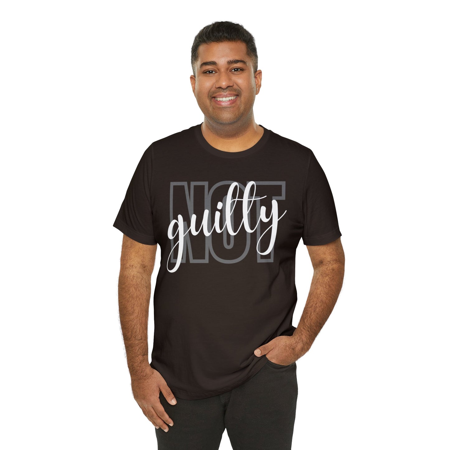 NOT GUILTY Unisex Jersey Short Sleeve Tee