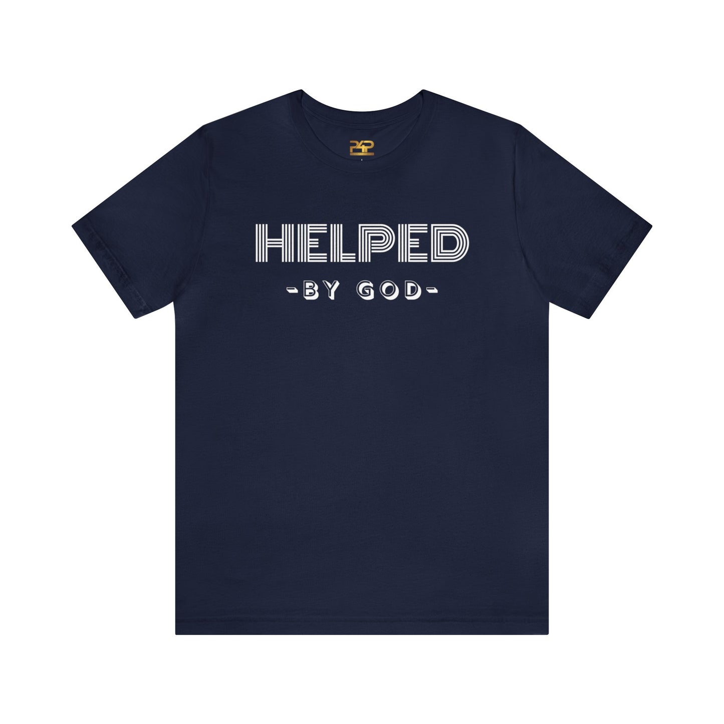 HELPED BY GOD Unisex Jersey Short Sleeve Tee