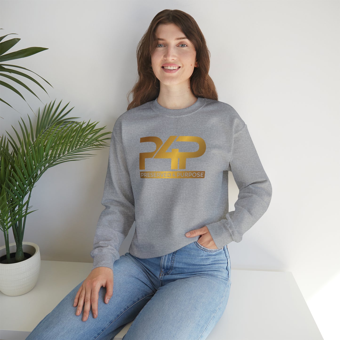 P4P PRESERVED4 PURPOSE Unisex Heavy Blend™ Crewneck Sweatshirt