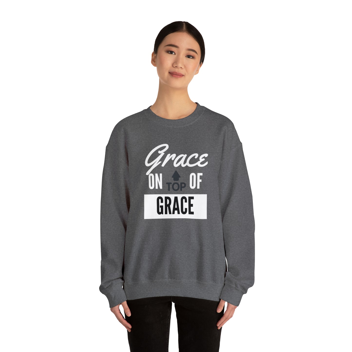 GRACE ON TOP GRACE Unisex Heavy Blend™ Crewneck Sweatshirt