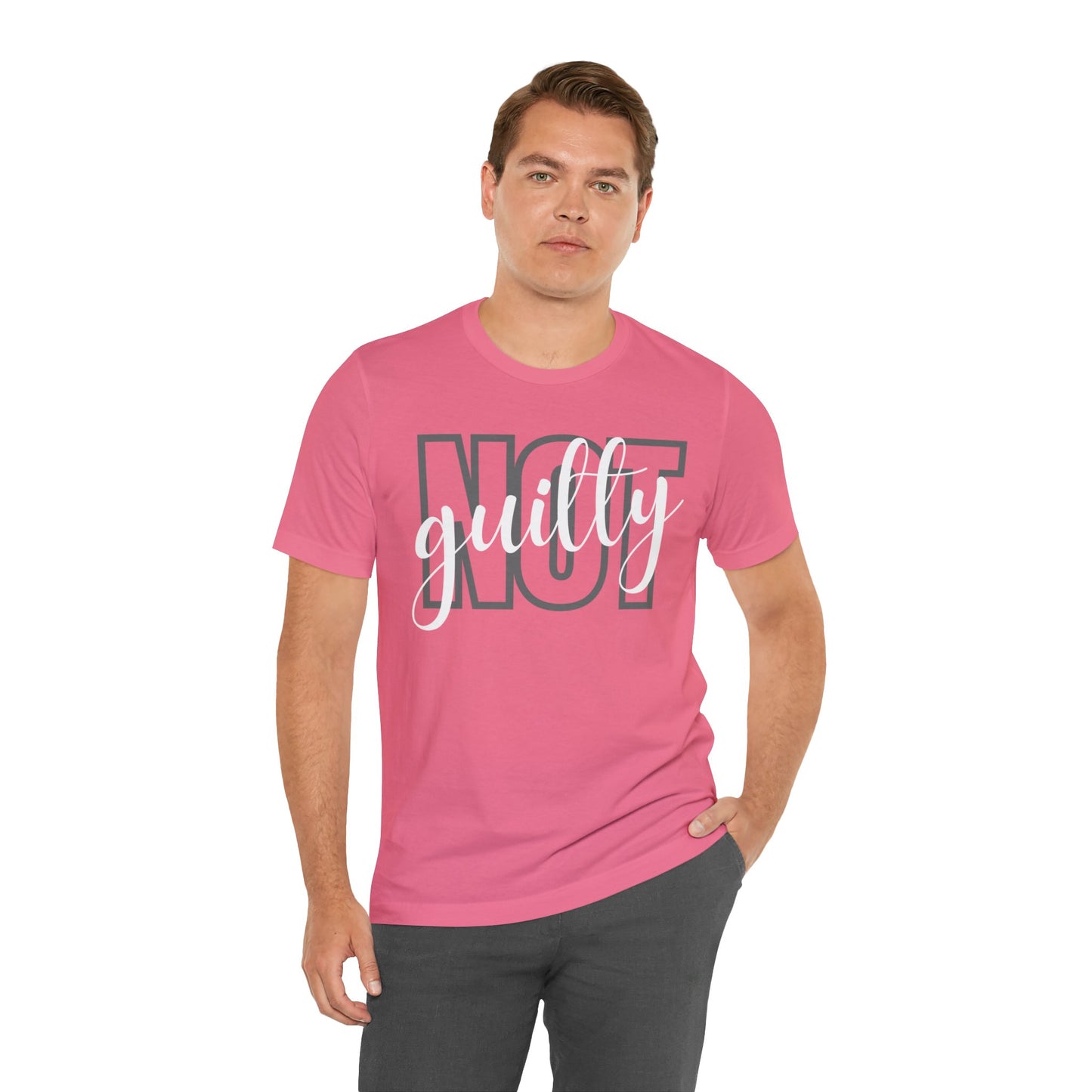 NOT GUILTY Unisex Jersey Short Sleeve Tee