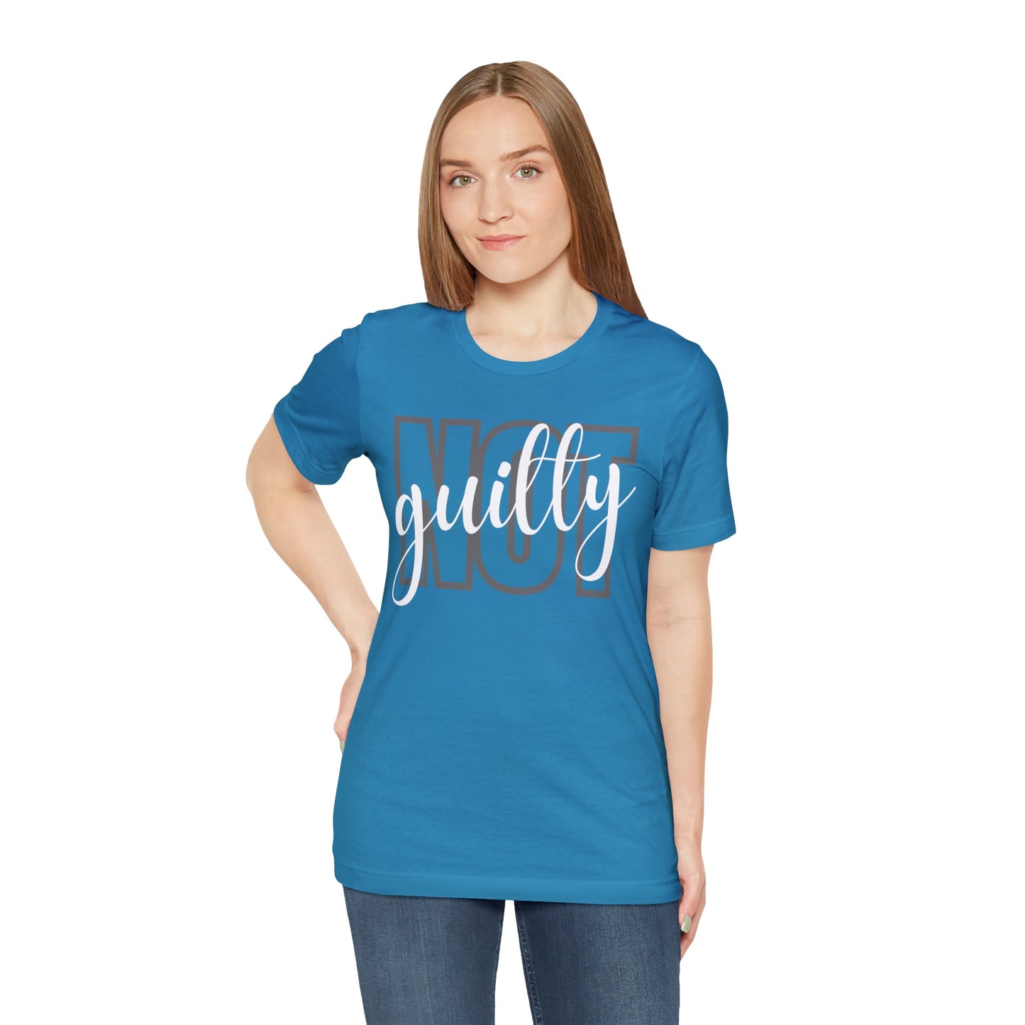 NOT GUILTY Unisex Jersey Short Sleeve Tee