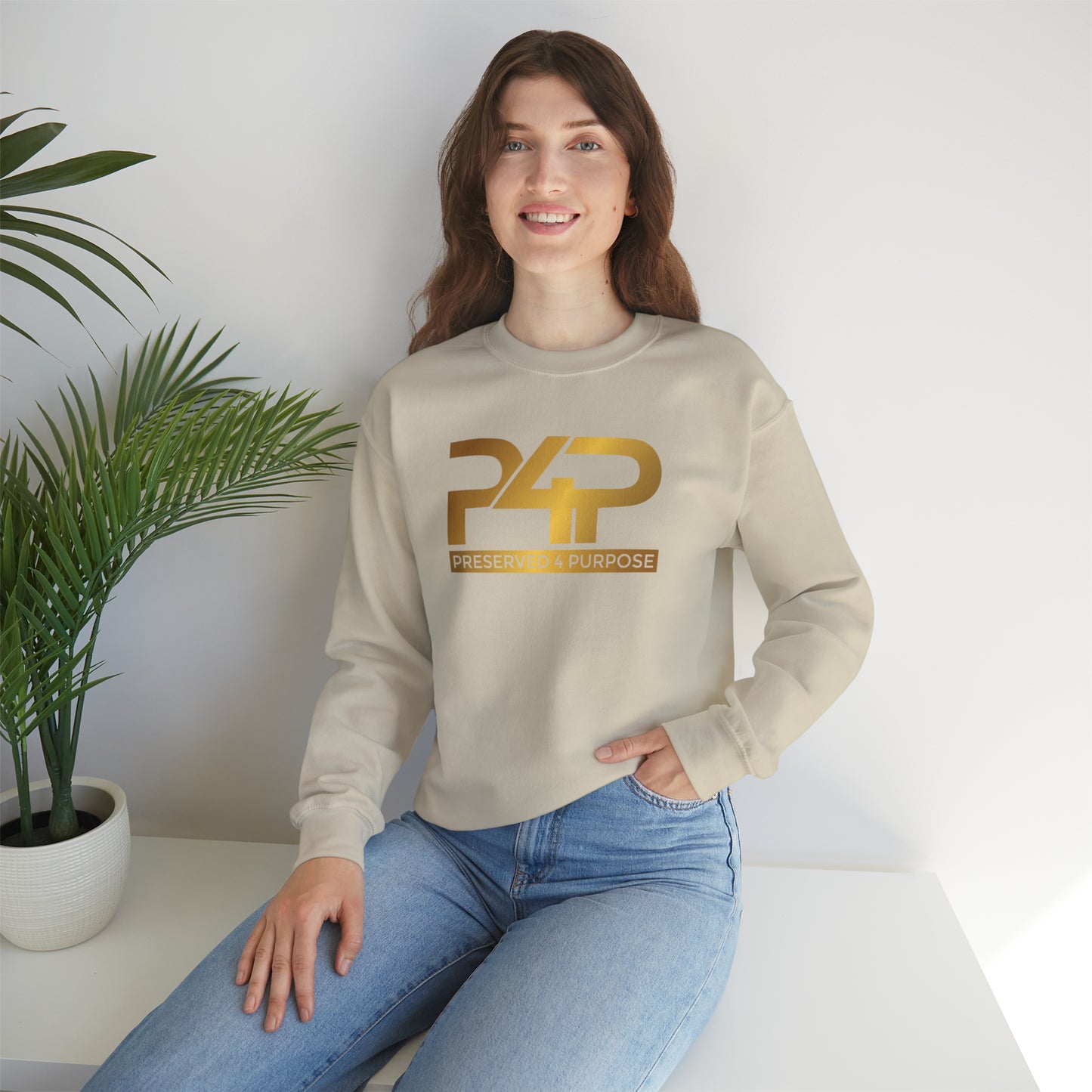 P4P PRESERVED4 PURPOSE Unisex Heavy Blend™ Crewneck Sweatshirt