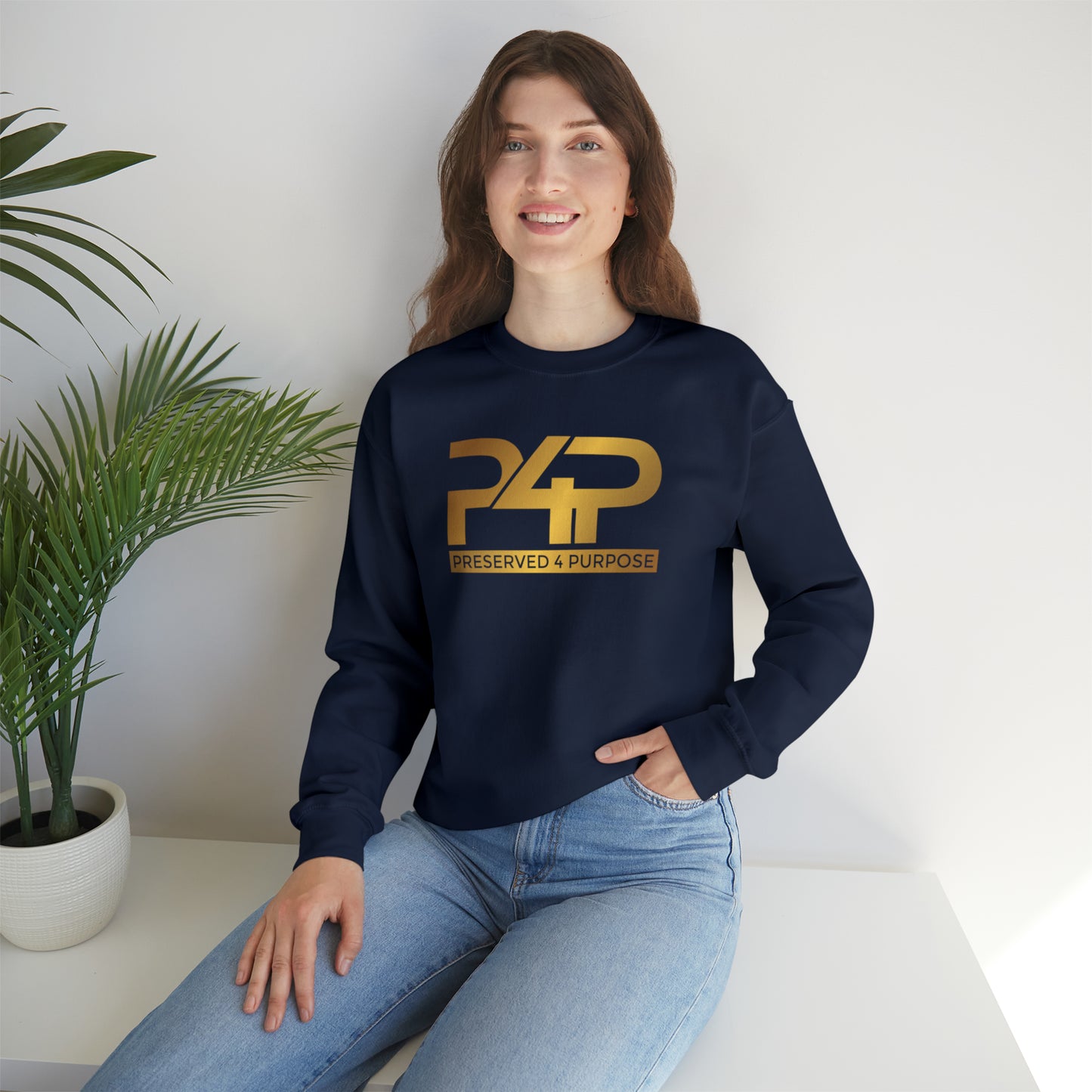 P4P PRESERVED4 PURPOSE Unisex Heavy Blend™ Crewneck Sweatshirt