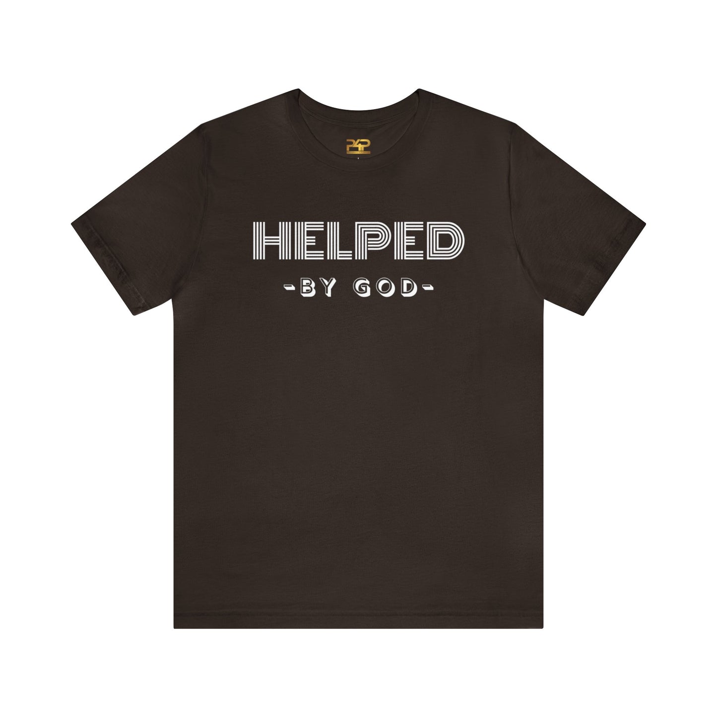 HELPED BY GOD Unisex Jersey Short Sleeve Tee