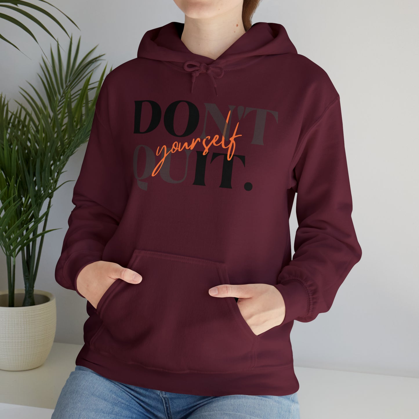 DON'T QUIT Unisex Heavy Blend™ Hooded Sweatshirt
