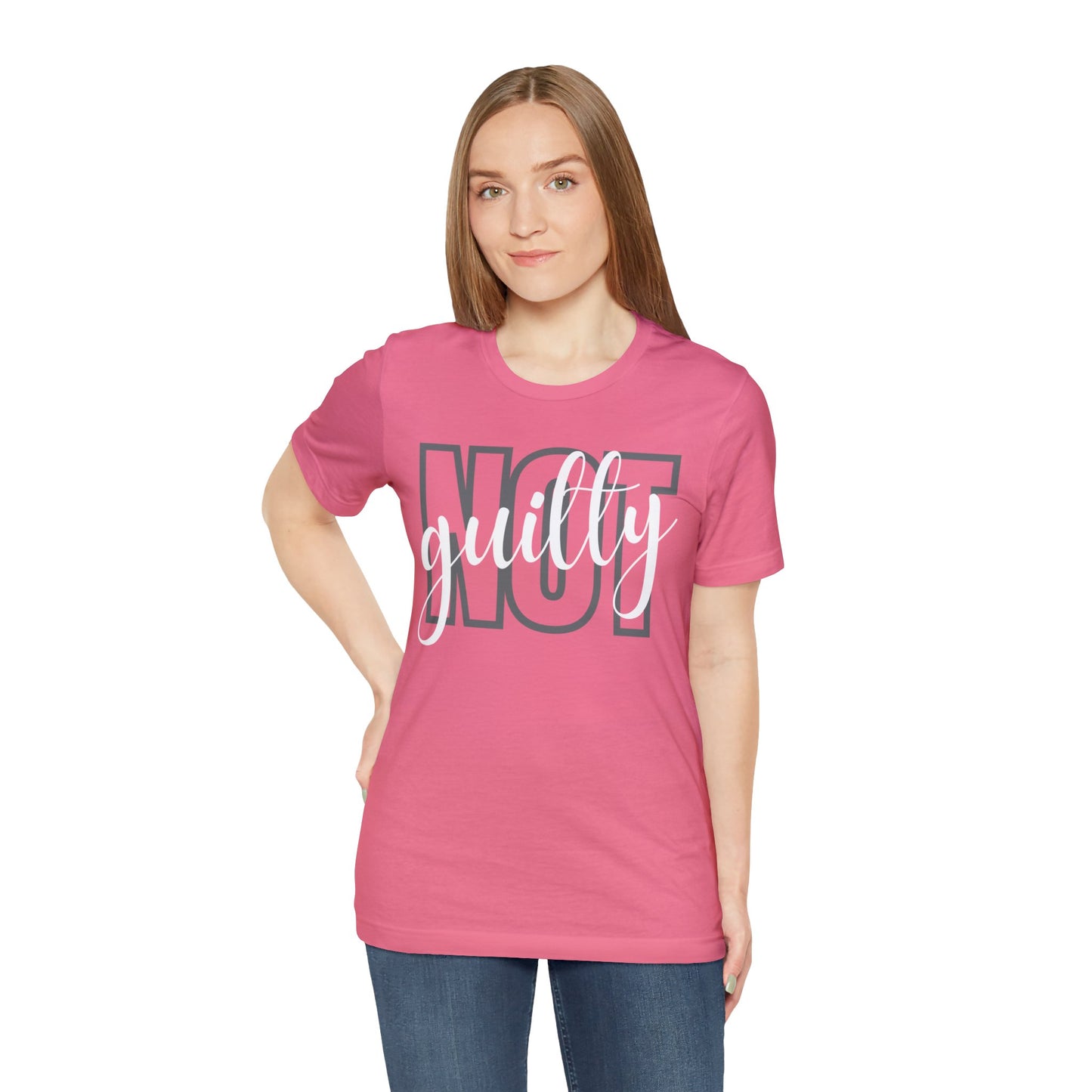 NOT GUILTY Unisex Jersey Short Sleeve Tee