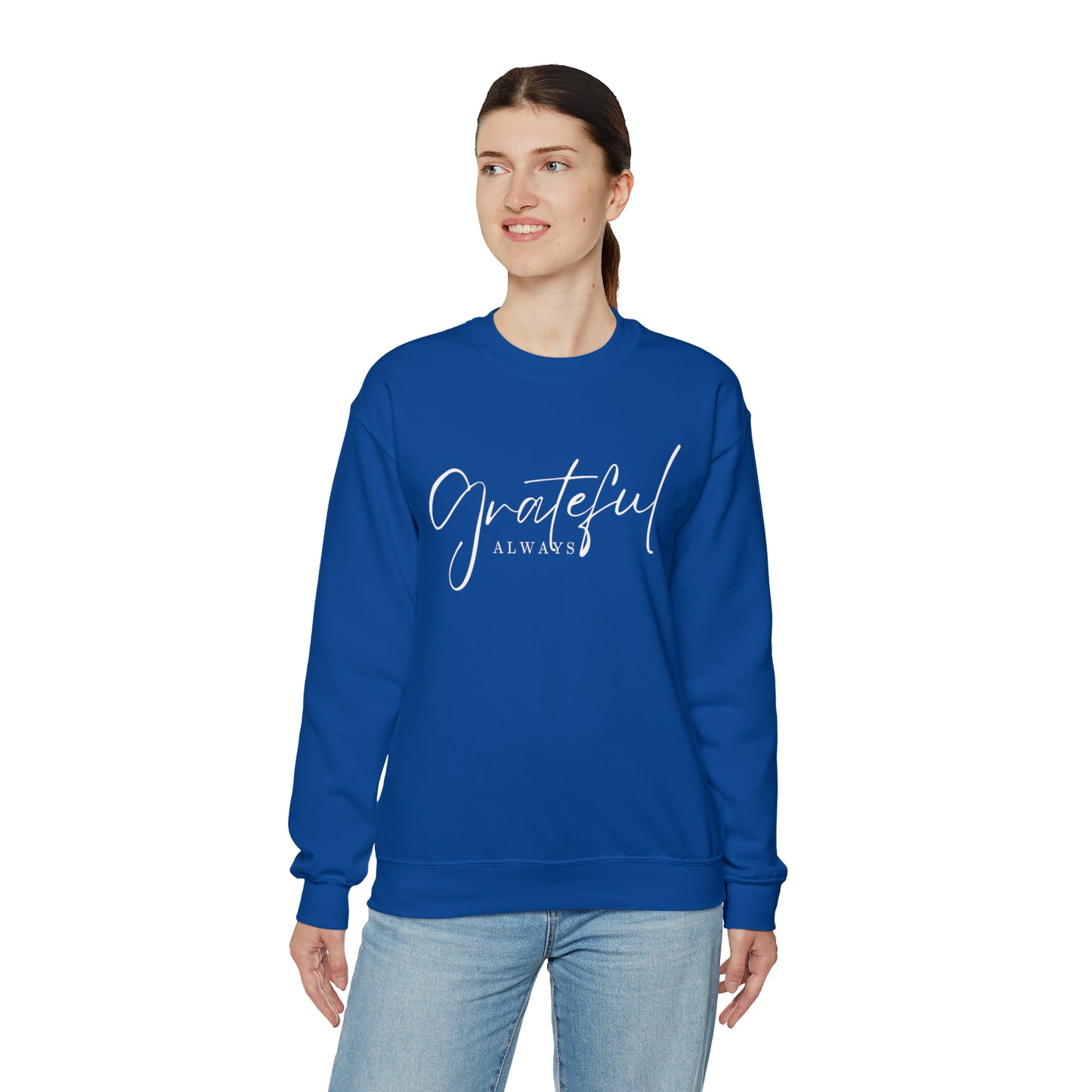 GRATEFUL ALWAYS Unisex Heavy Blend™ Crewneck Sweatshirt