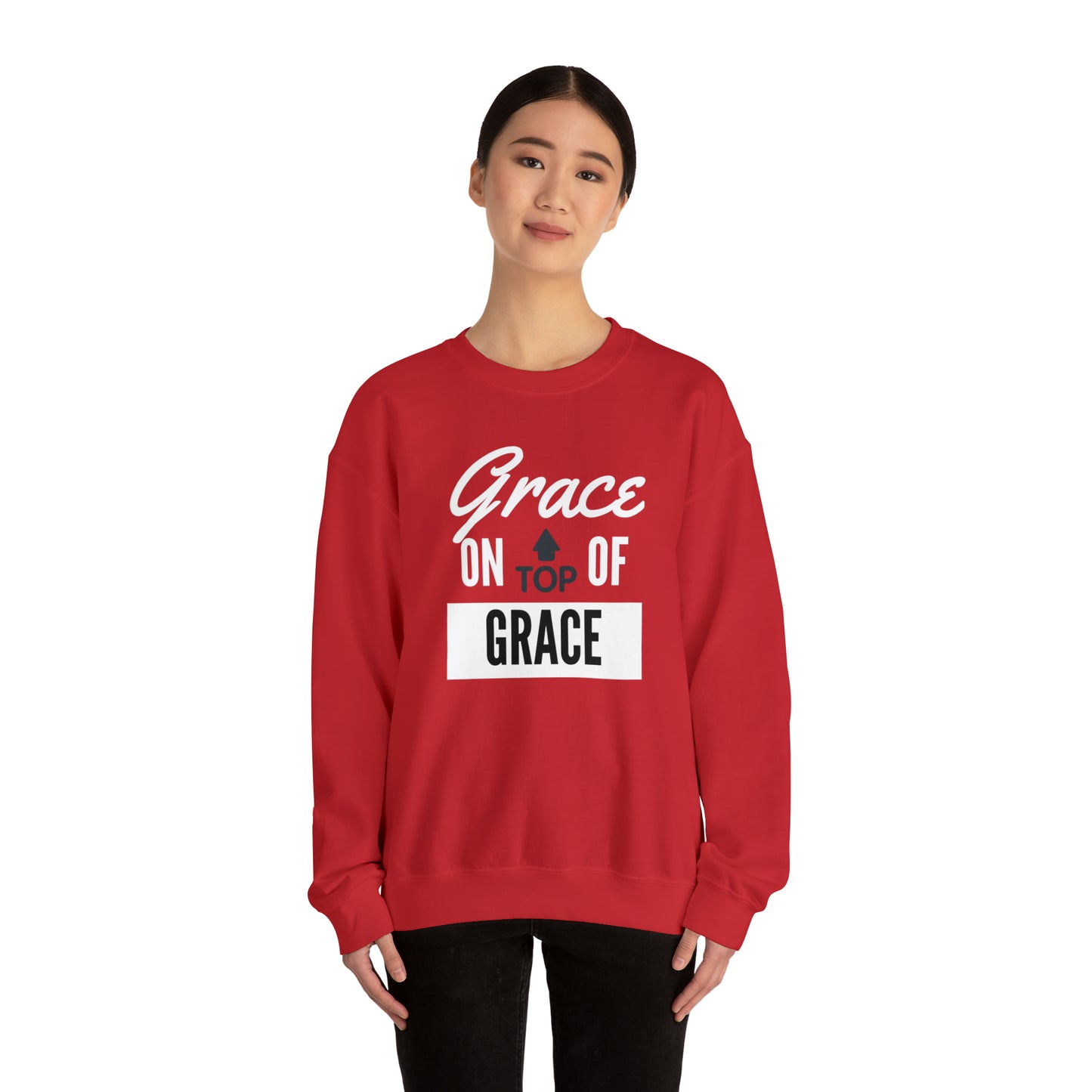 GRACE ON TOP GRACE Unisex Heavy Blend™ Crewneck Sweatshirt