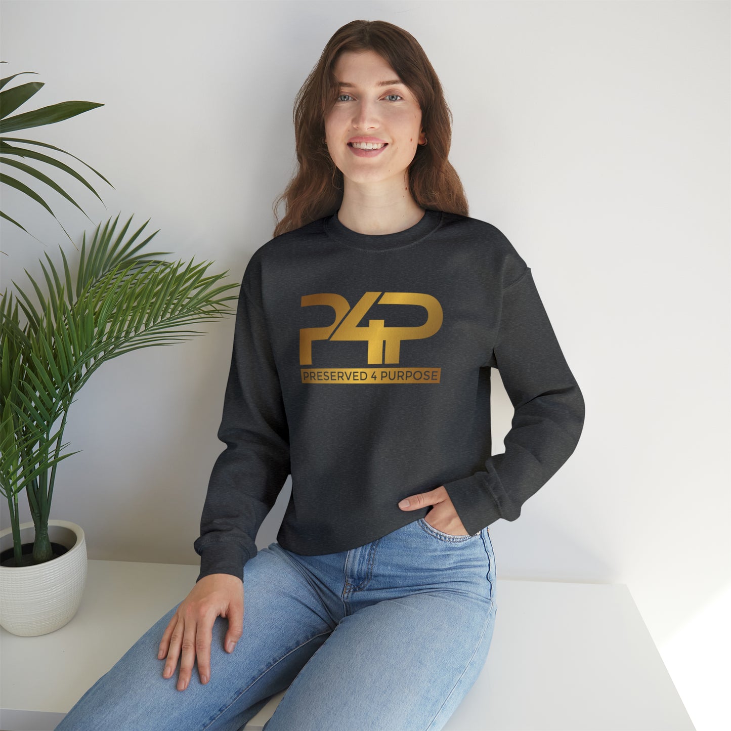 P4P PRESERVED4 PURPOSE Unisex Heavy Blend™ Crewneck Sweatshirt