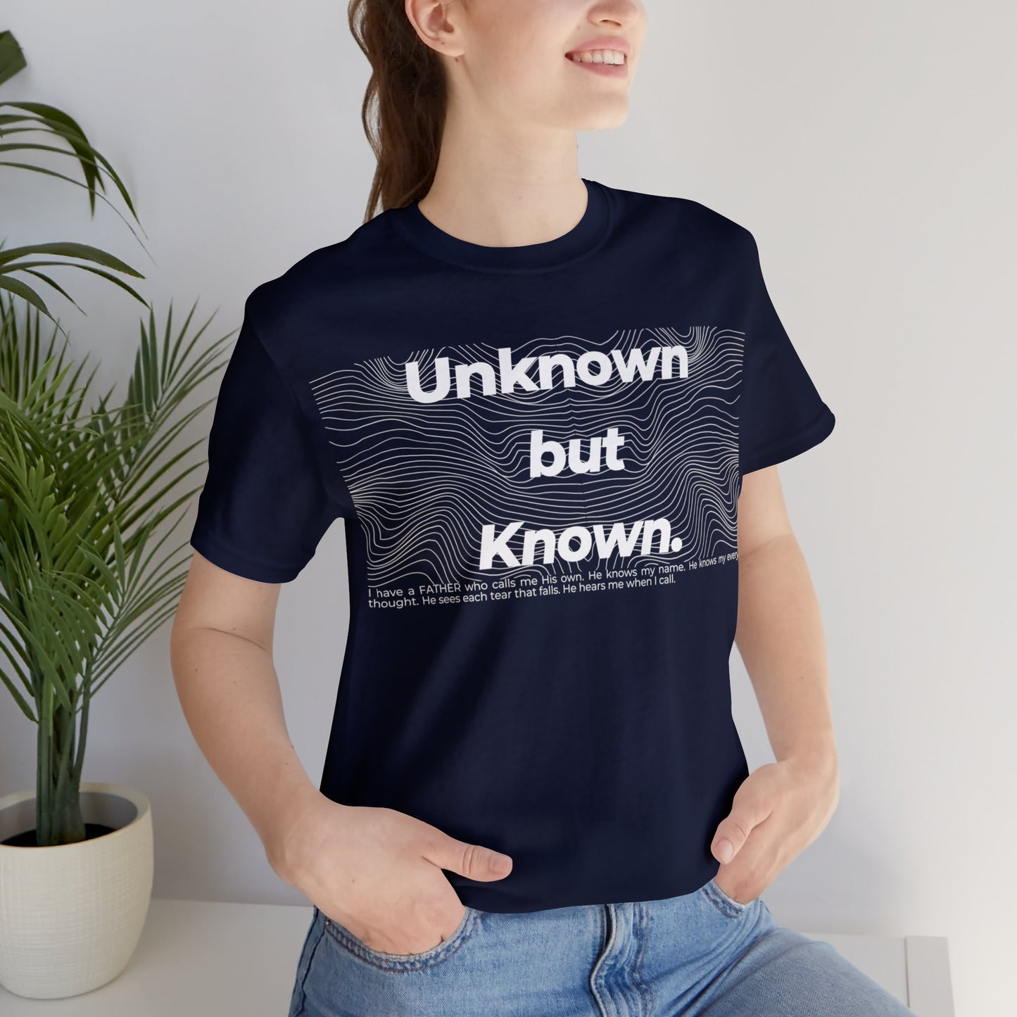 UNKNOWN BUT KNOWN Unisex Jersey Short Sleeve Tee