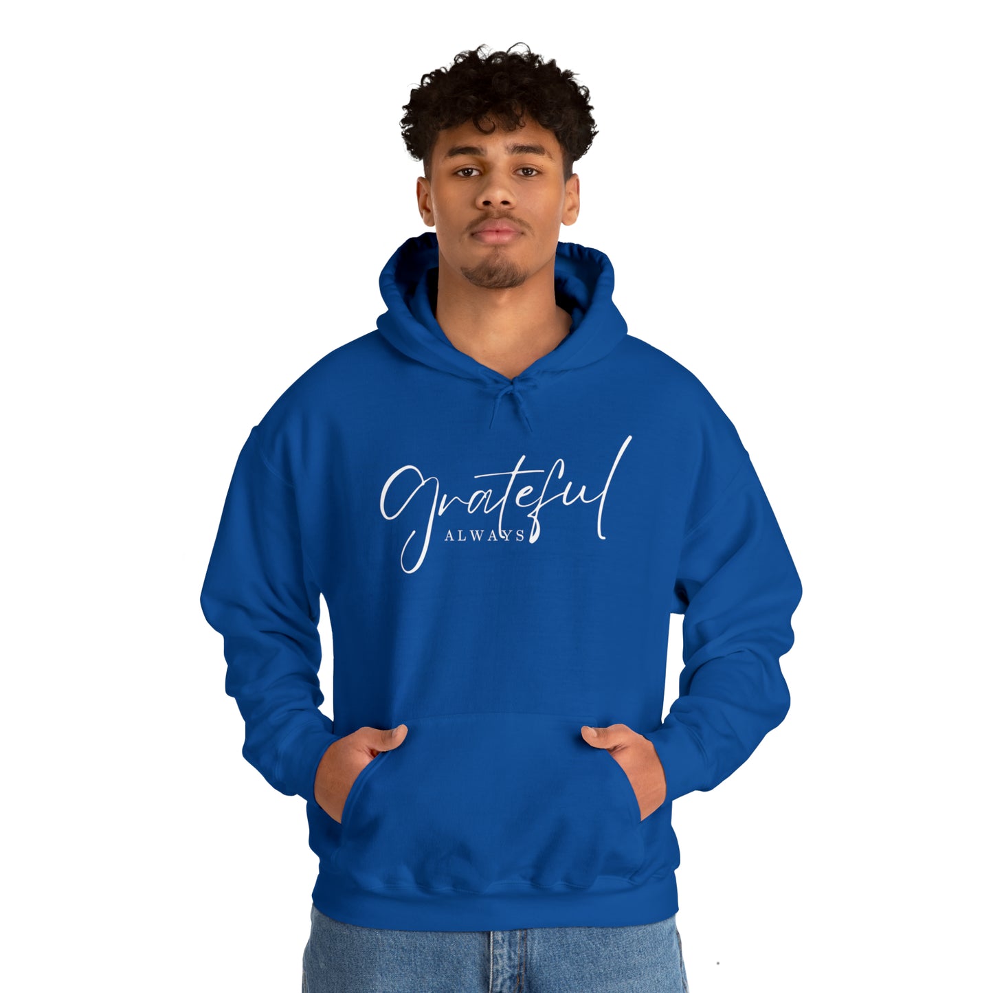 GRATEFUL ALWAYS Unisex Heavy Blend™ Hooded Sweatshirt