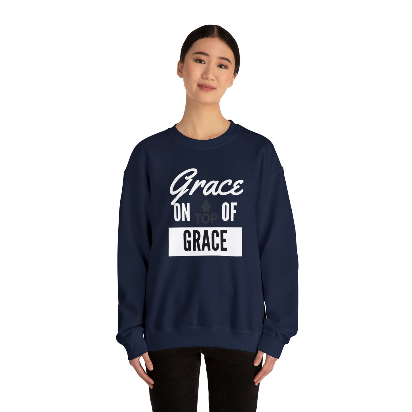 GRACE ON TOP GRACE Unisex Heavy Blend™ Crewneck Sweatshirt