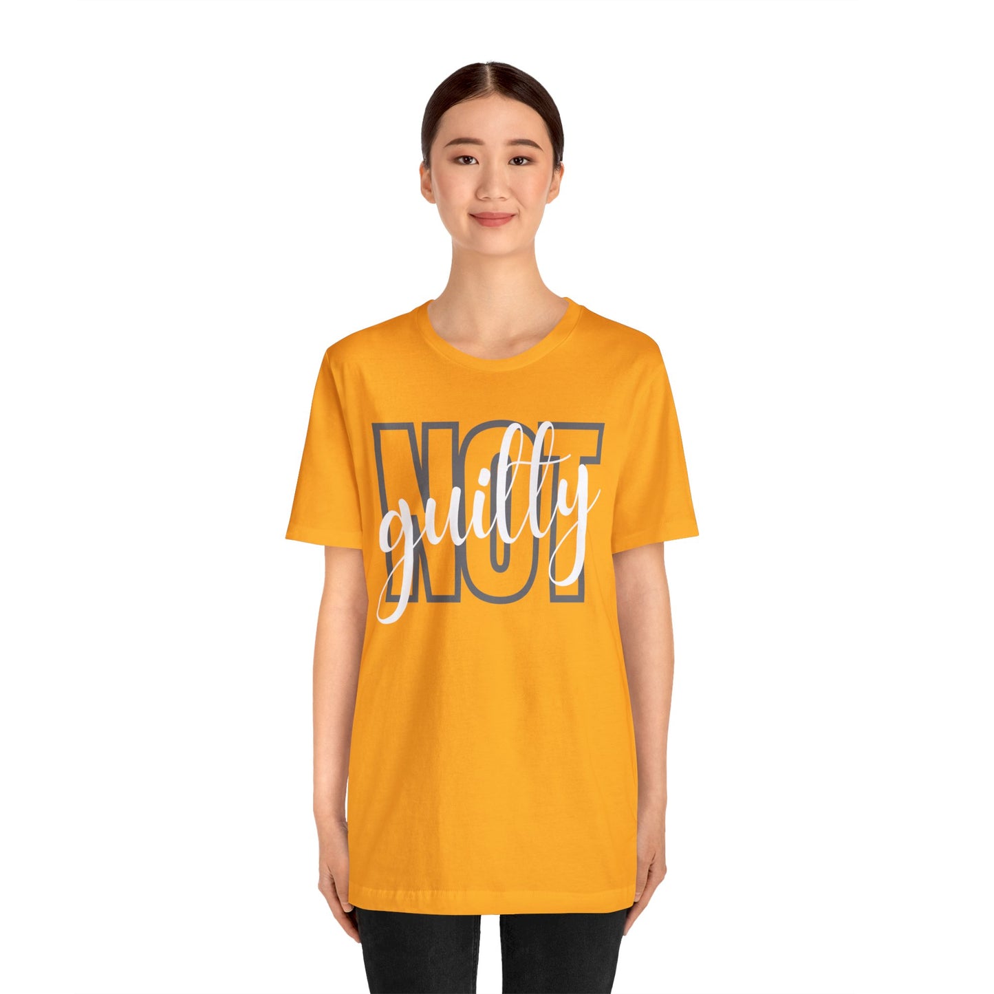 NOT GUILTY Unisex Jersey Short Sleeve Tee