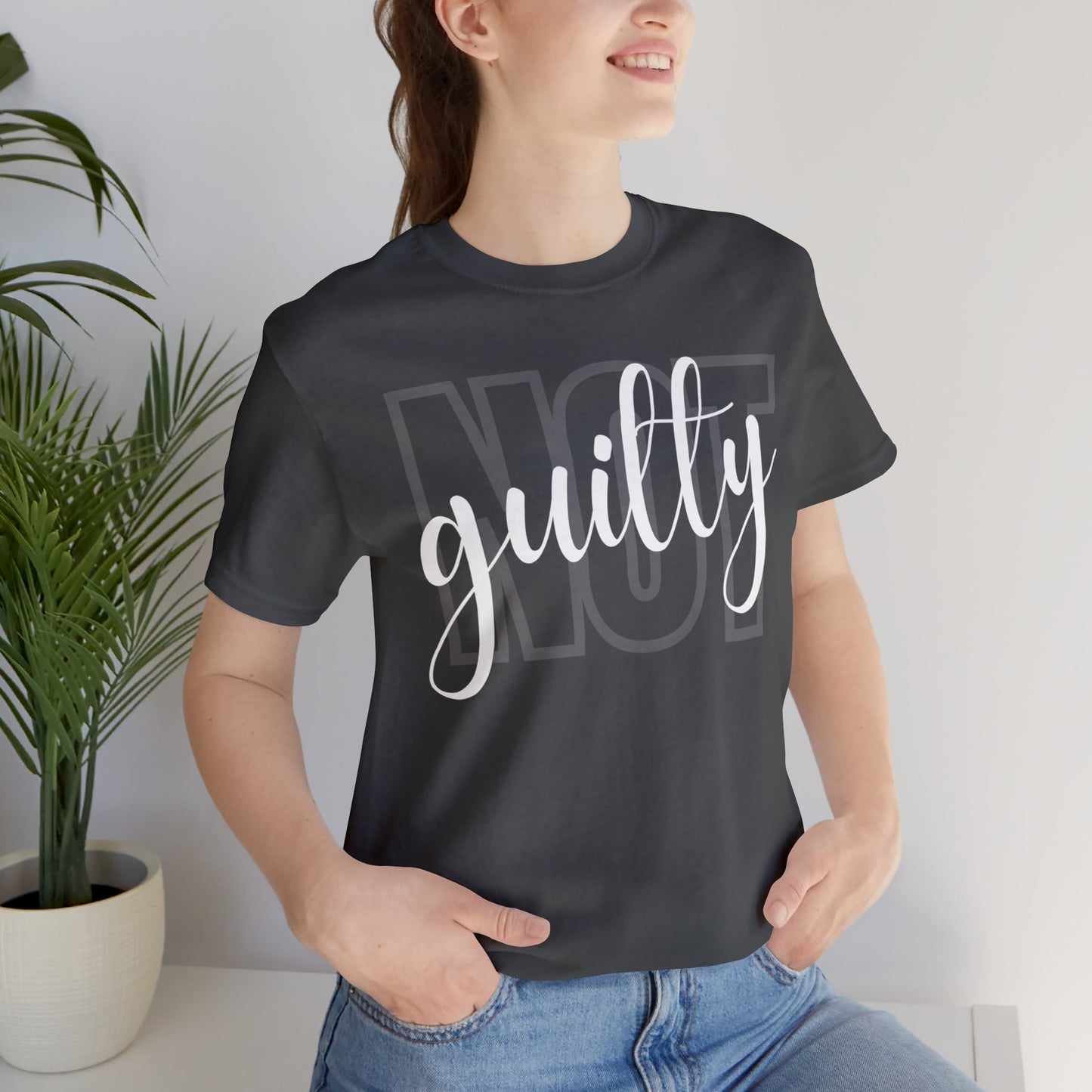 NOT GUILTY Unisex Jersey Short Sleeve Tee