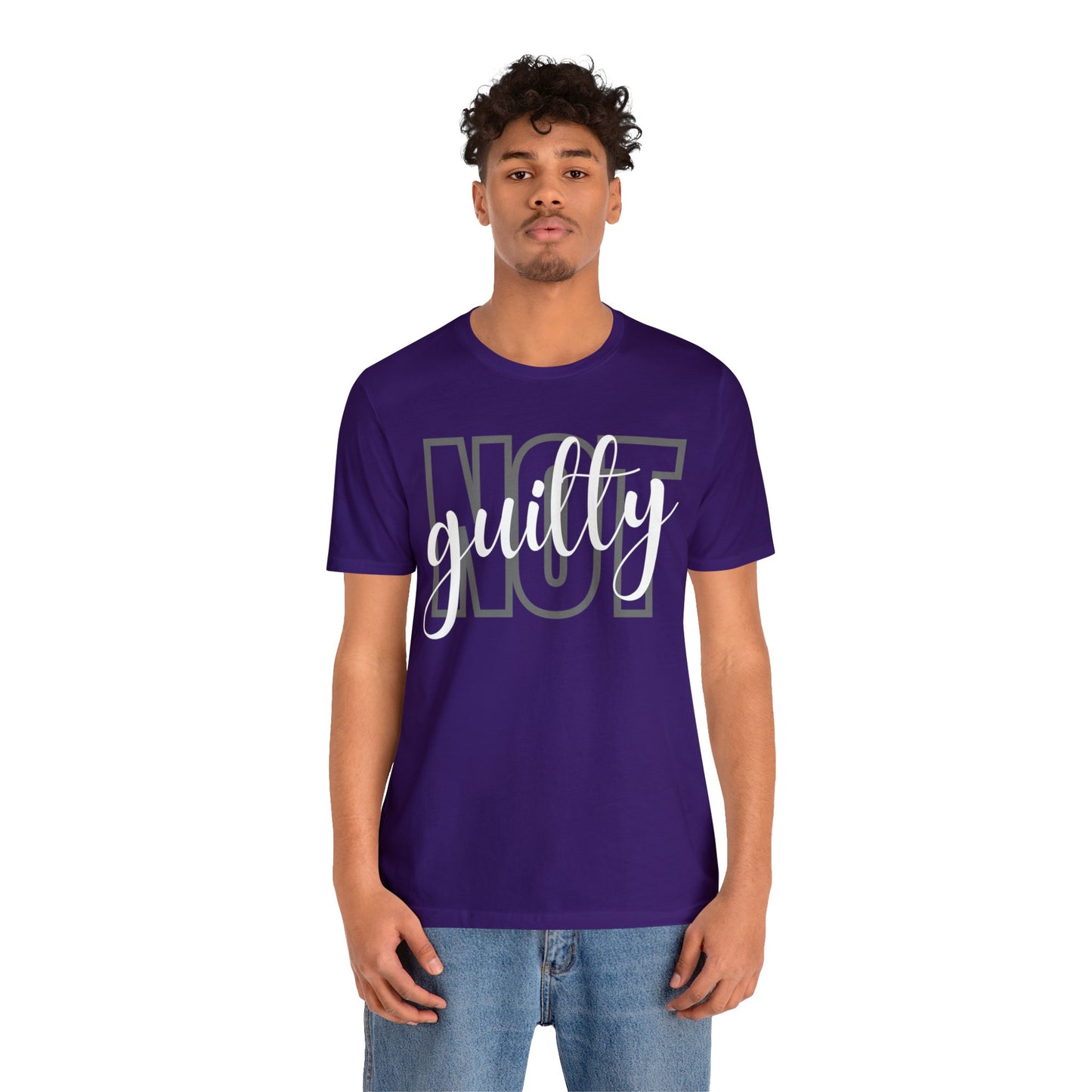 NOT GUILTY Unisex Jersey Short Sleeve Tee