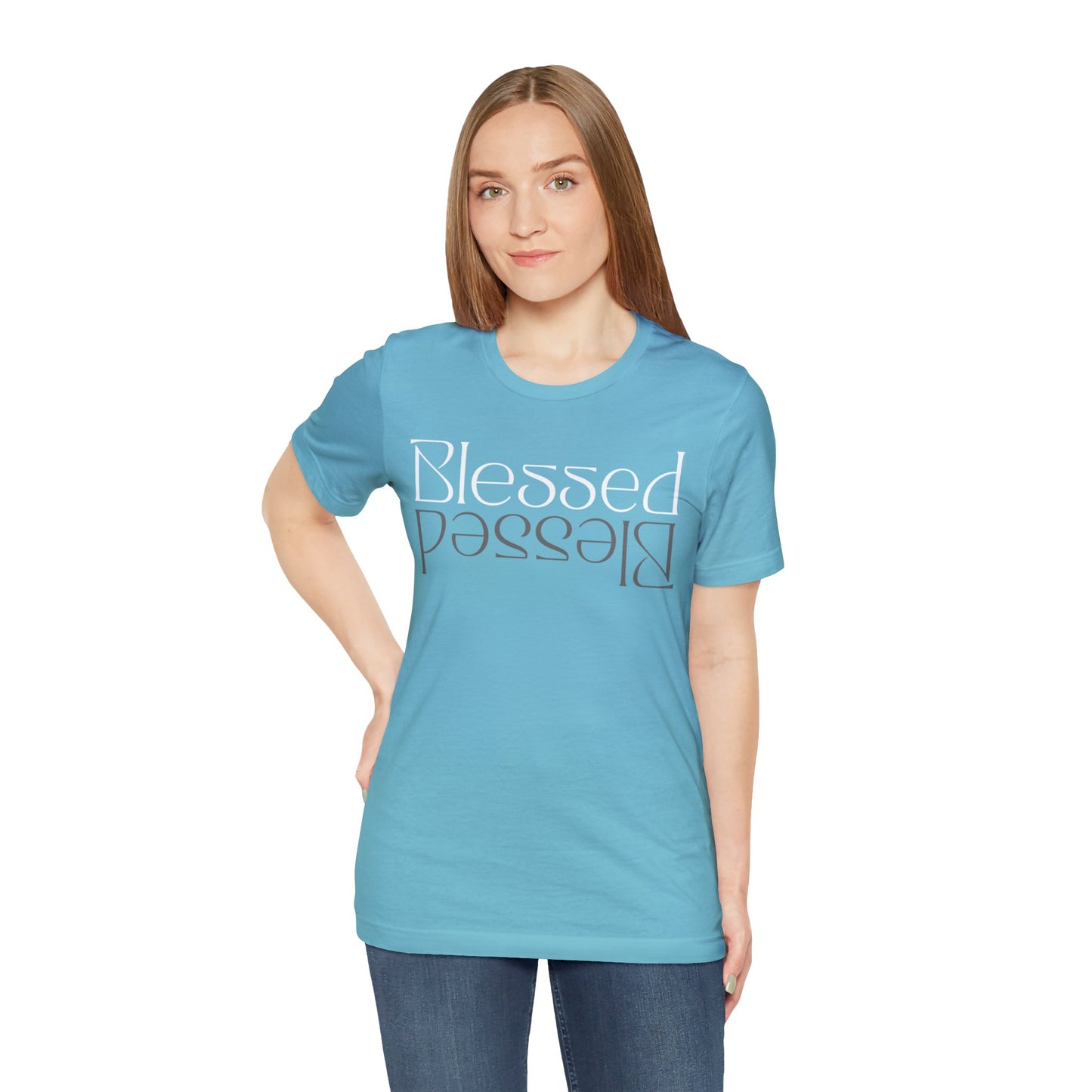 BLESSED Unisex Jersey Short Sleeve Tee