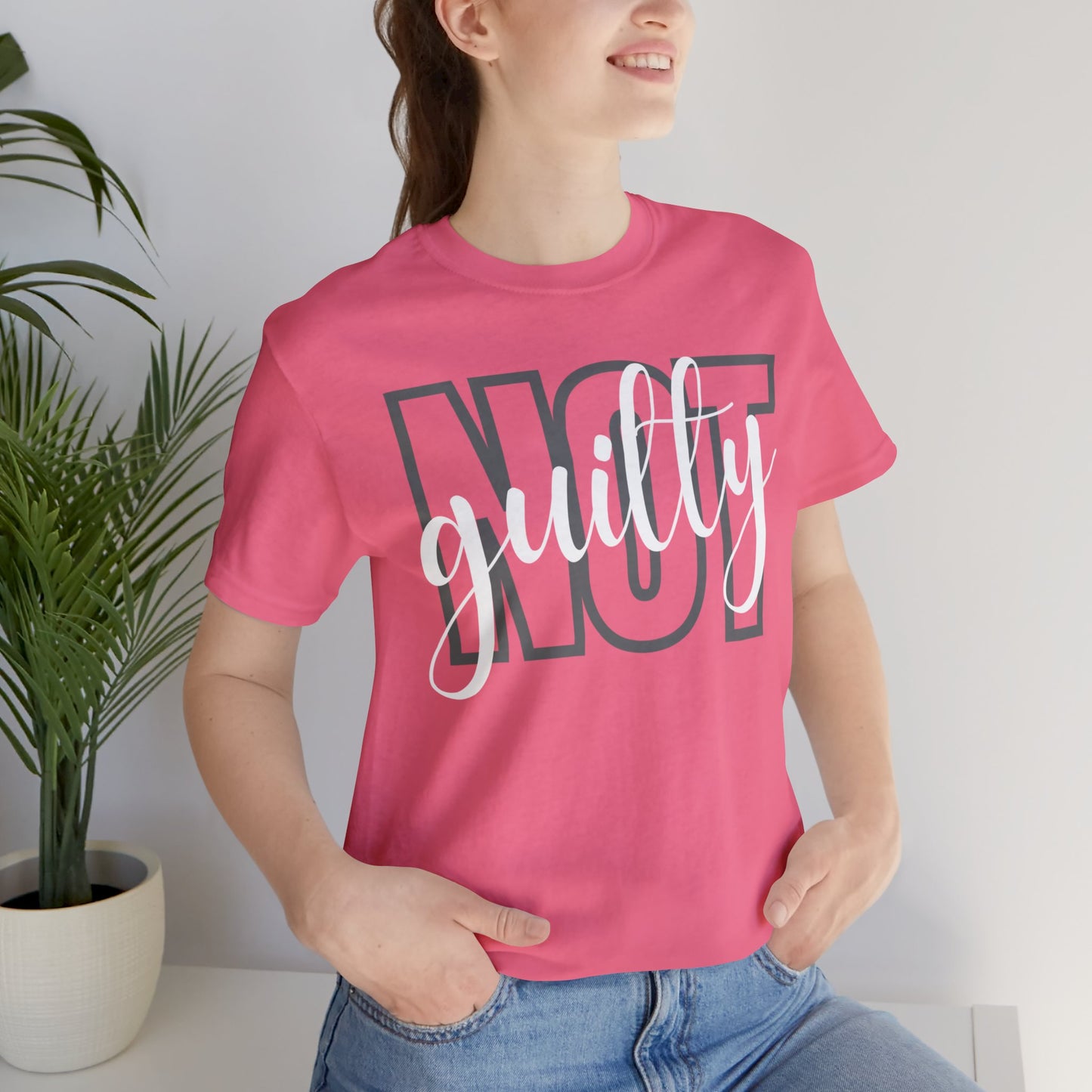 NOT GUILTY Unisex Jersey Short Sleeve Tee