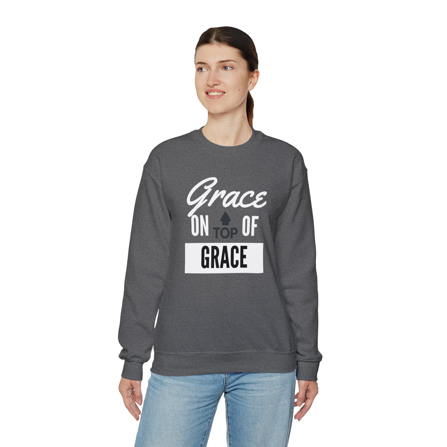 GRACE ON TOP GRACE Unisex Heavy Blend™ Crewneck Sweatshirt