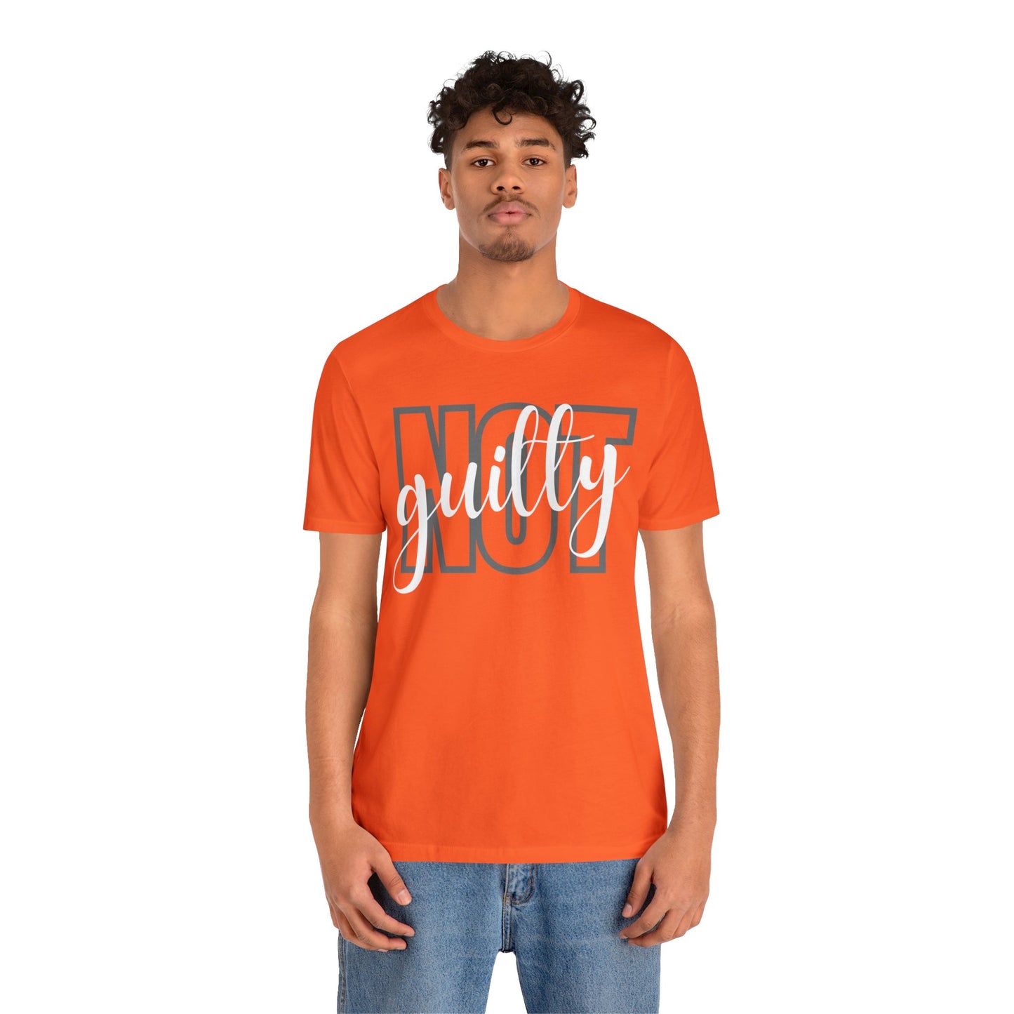 NOT GUILTY Unisex Jersey Short Sleeve Tee