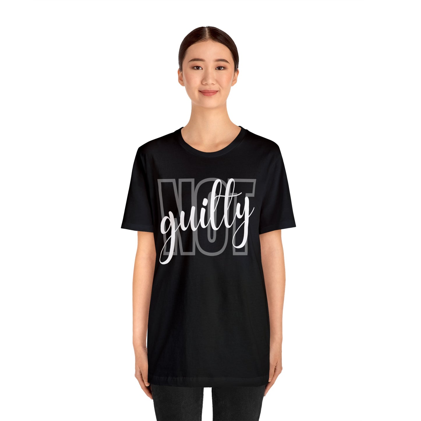 NOT GUILTY Unisex Jersey Short Sleeve Tee