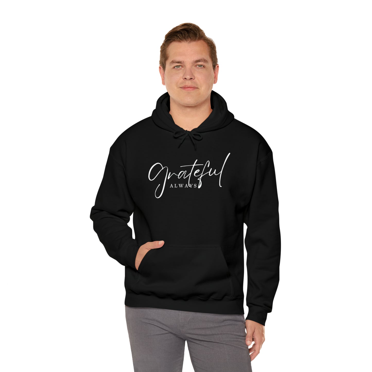 GRATEFUL ALWAYS Unisex Heavy Blend™ Hooded Sweatshirt